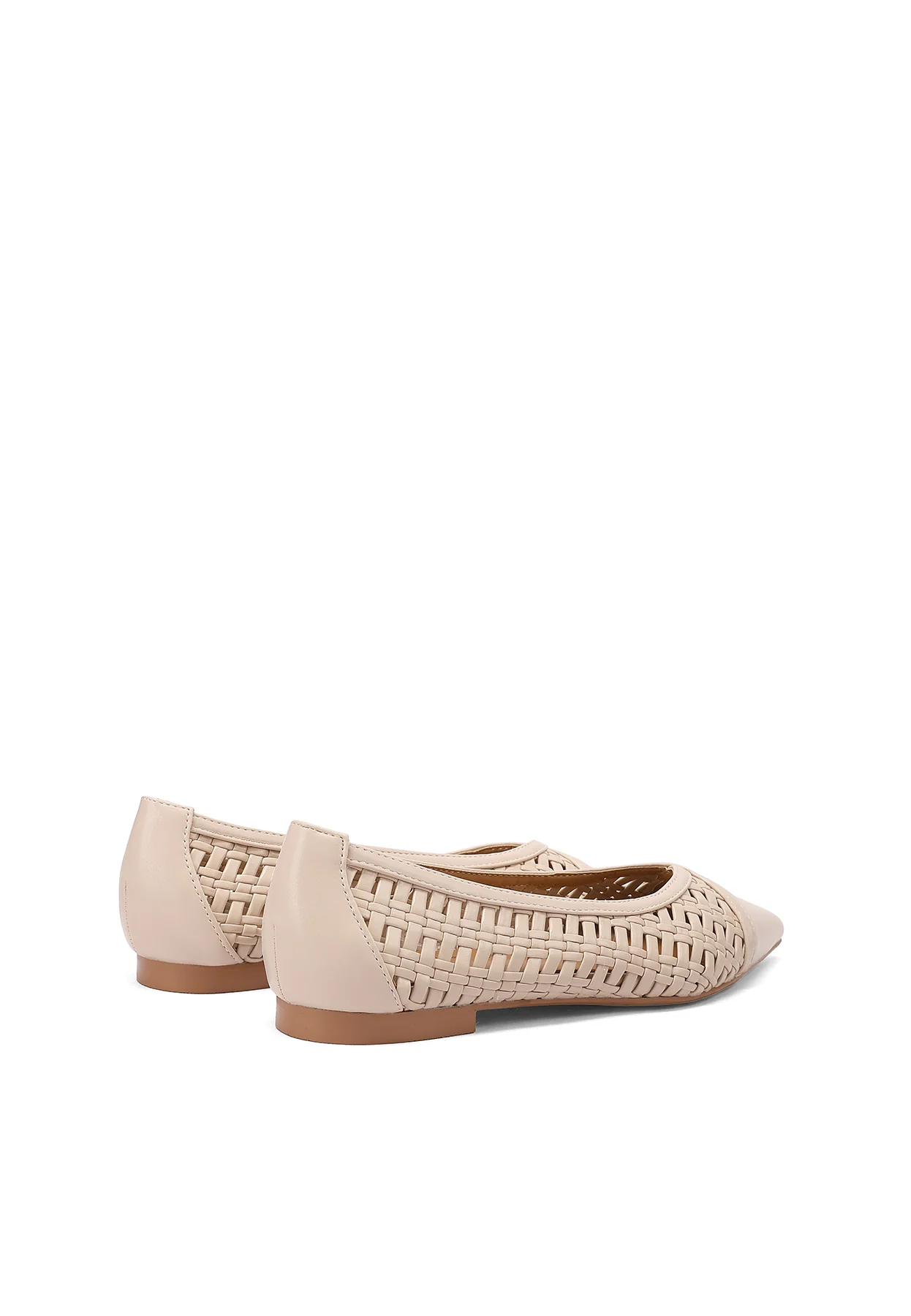 Ballerine a punta con intreccio a maglia eleganti ZM11008 - Image 13