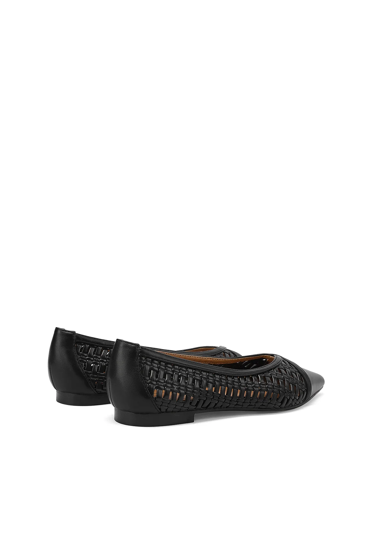Ballerine a punta con intreccio a maglia eleganti ZM11008 - Image 5