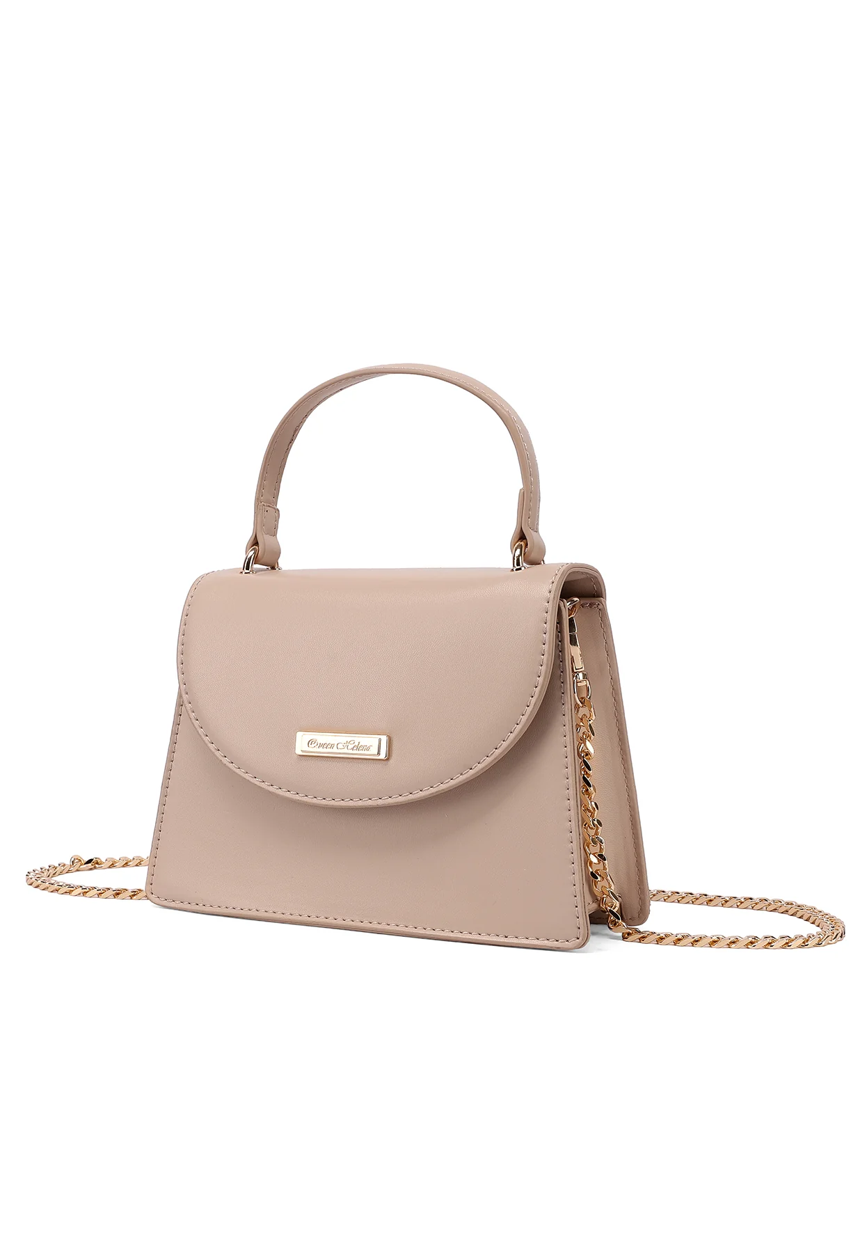 Borsa pochette elegante con manico e catena 7045 - Image 15