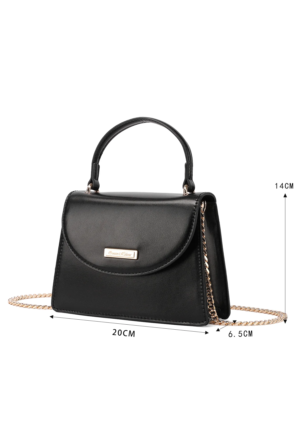 Borsa pochette elegante con manico e catena 7045 - Image 22