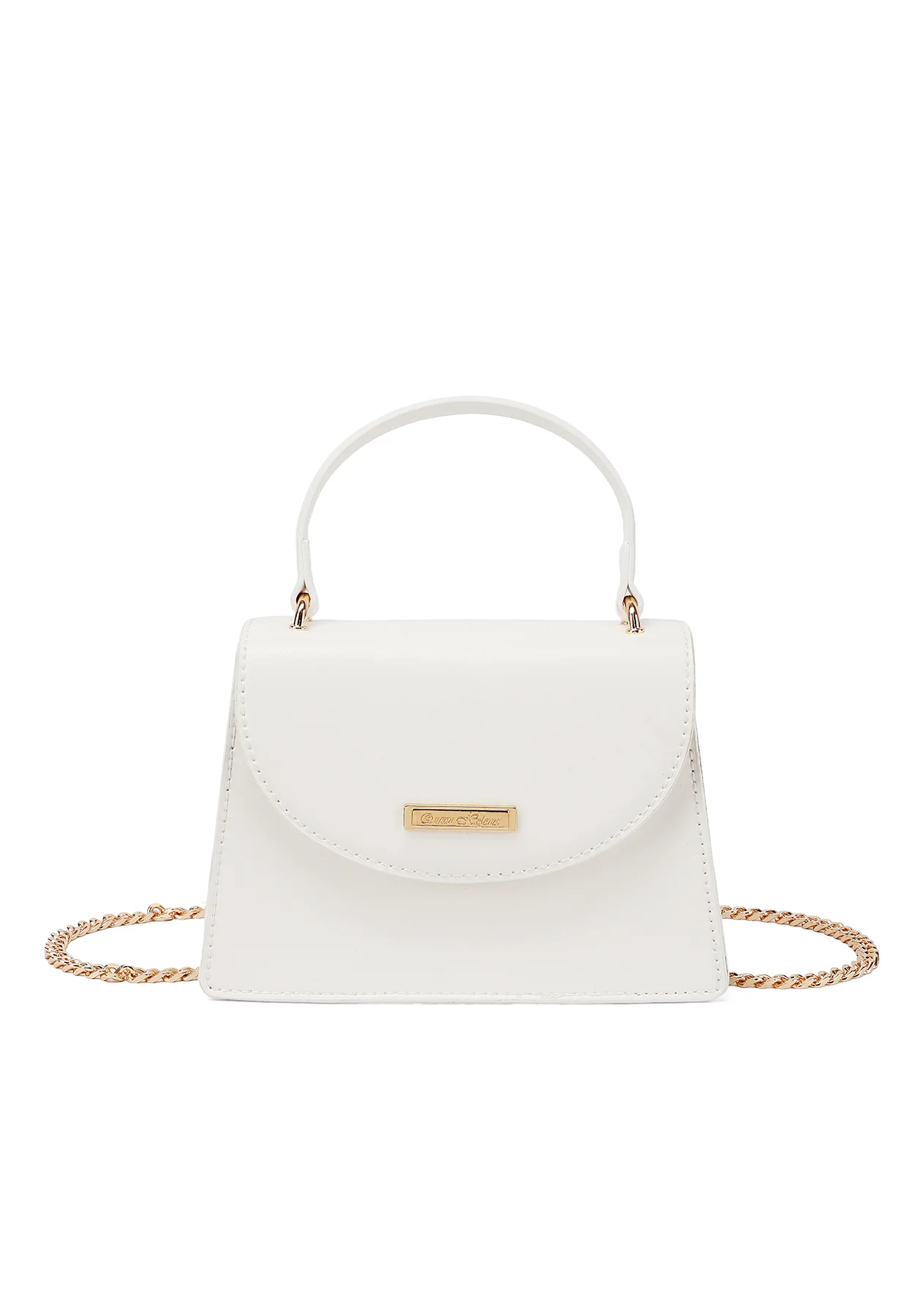 Borsa pochette elegante con manico e catena 7045 - Image 26