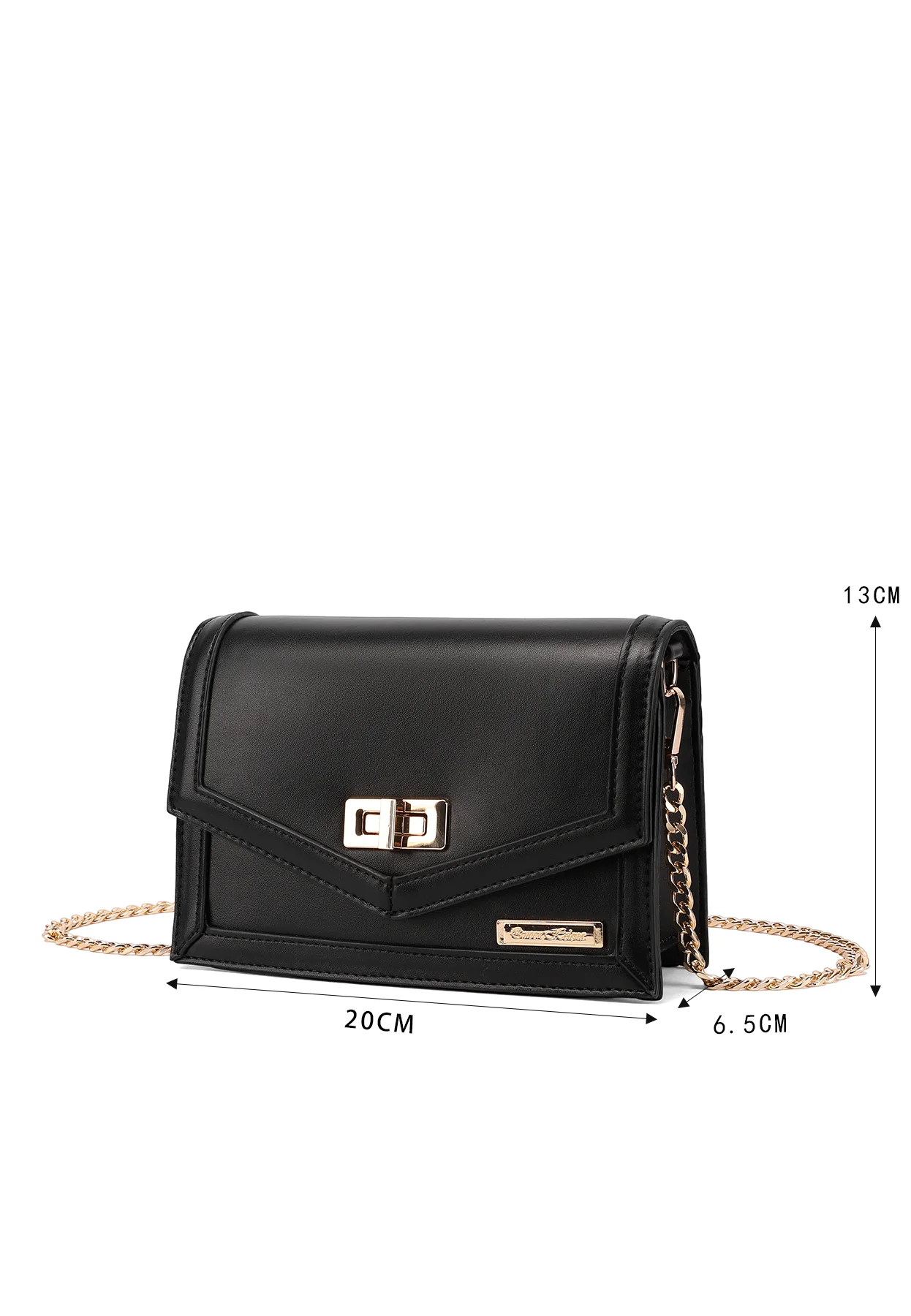 Borsa pochette a tracolla con catena 7047 - Image 10