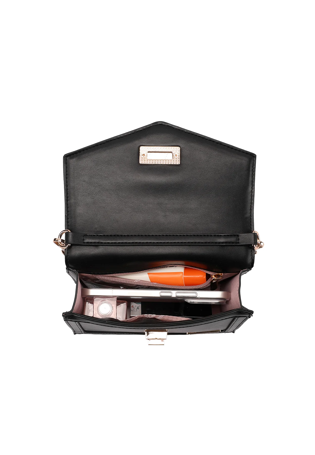 Borsa pochette a tracolla con catena 7047 - Image 12