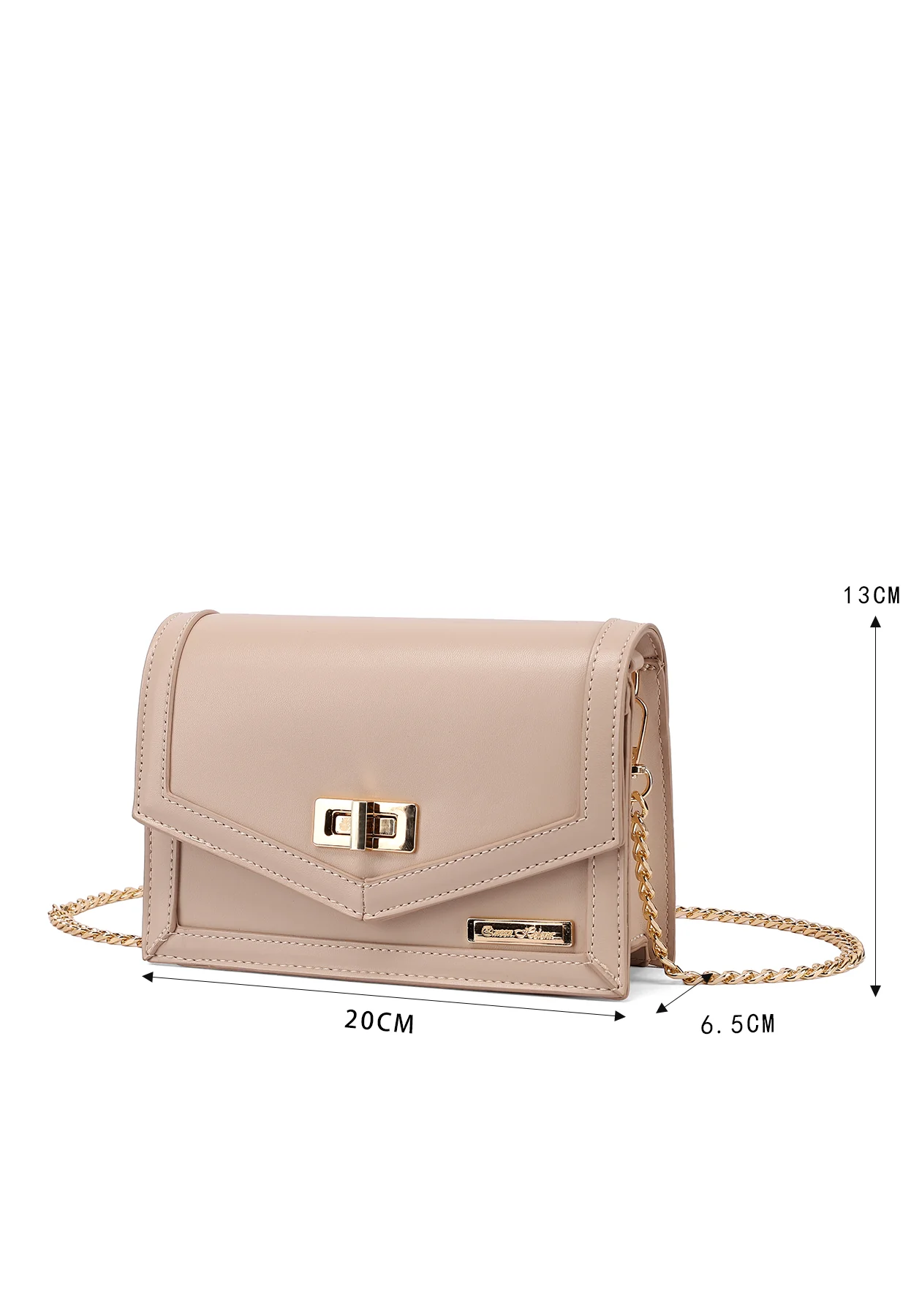 Borsa pochette a tracolla con catena 7047 - Image 4