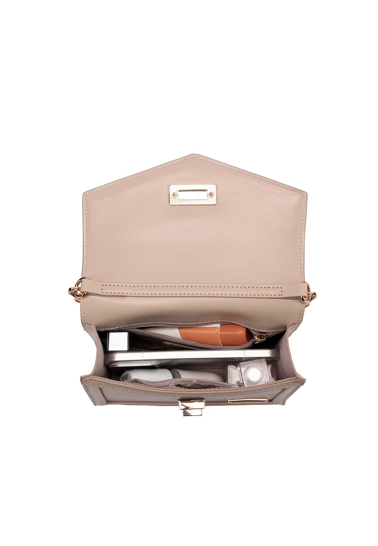 Borsa pochette a tracolla con catena 7047 - Image 6