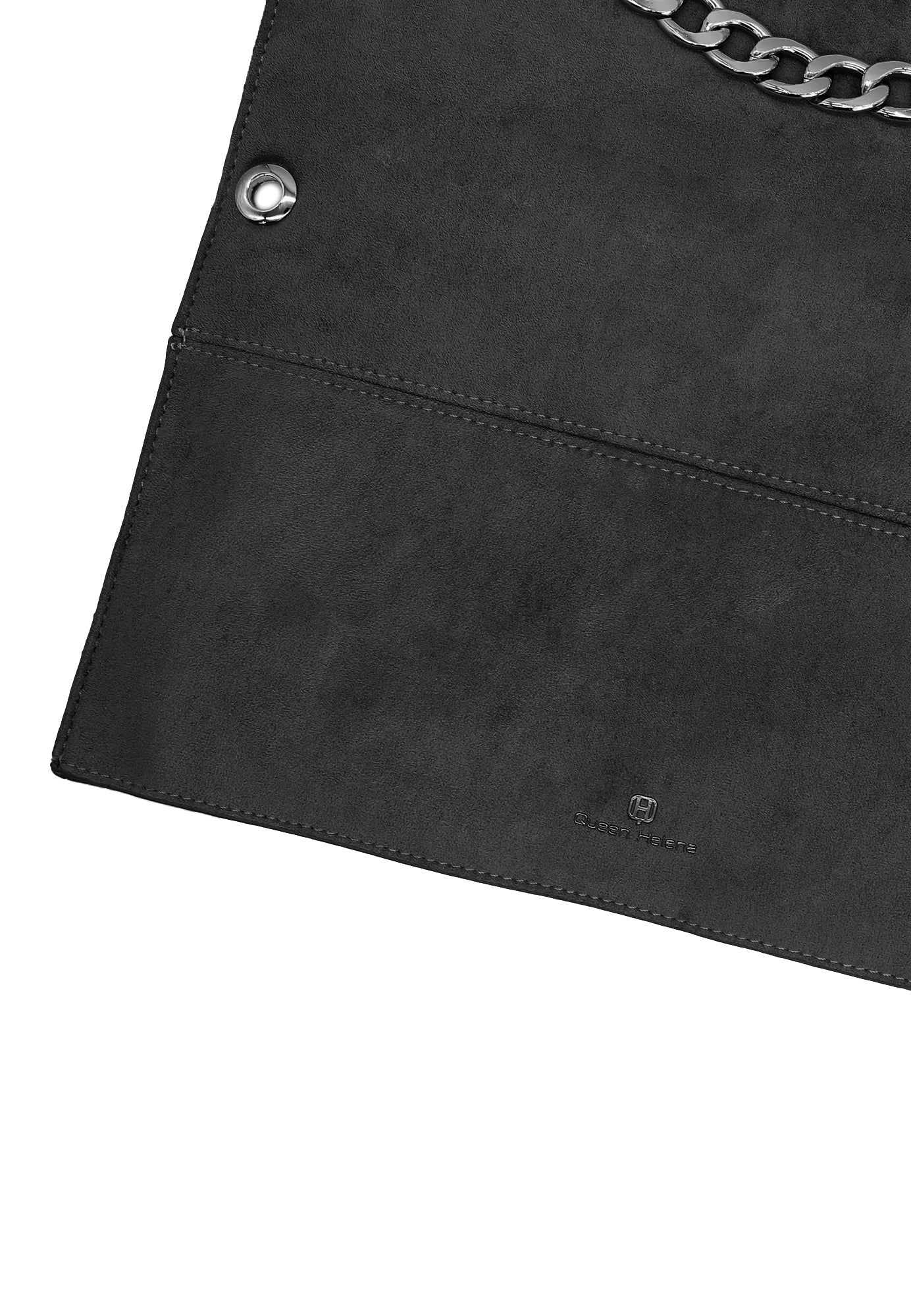 Borsa donna a tracolla in camoscio con catena LW193 - Image 10