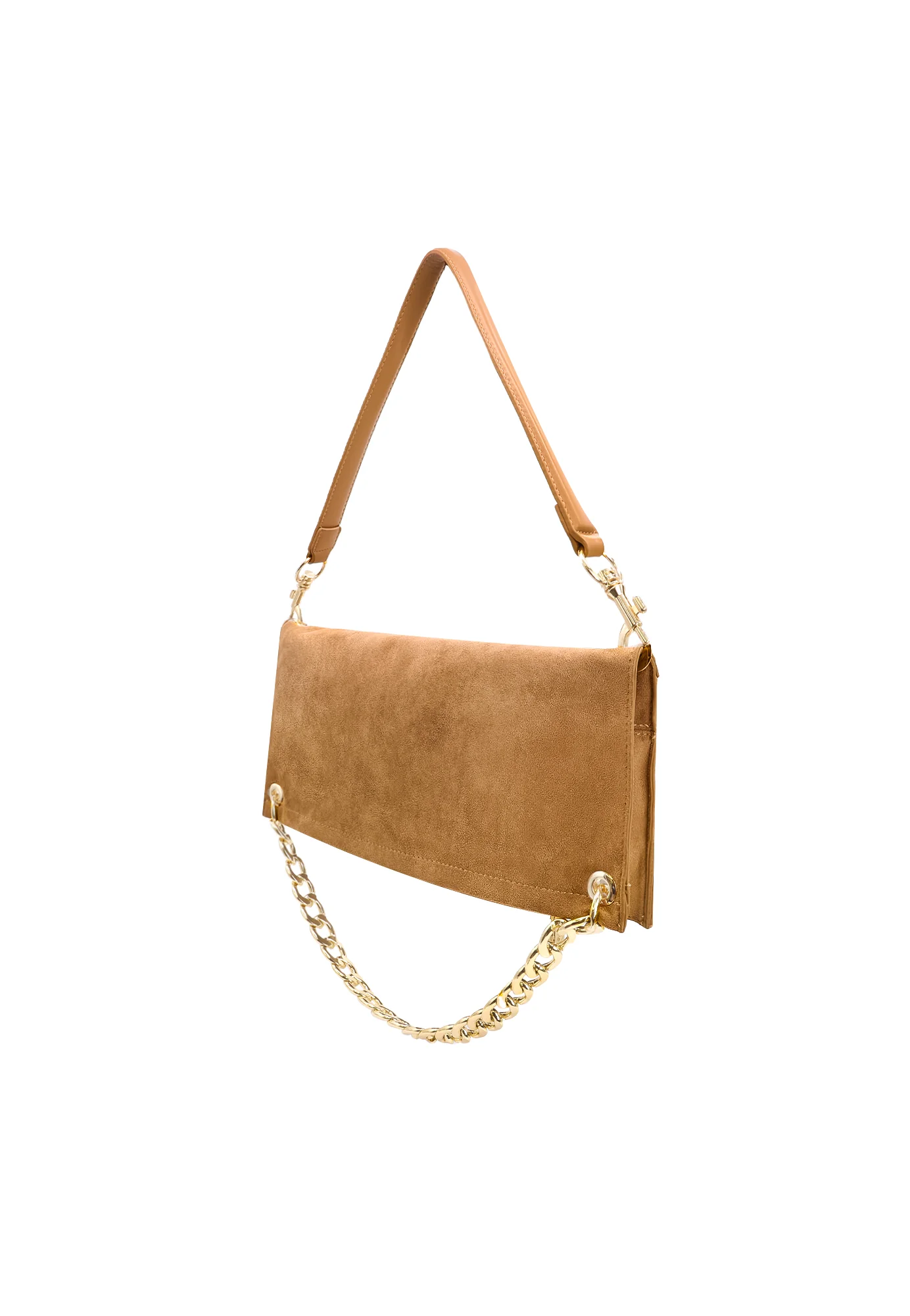 Borsa donna a tracolla in camoscio con catena LW193 - Image 12