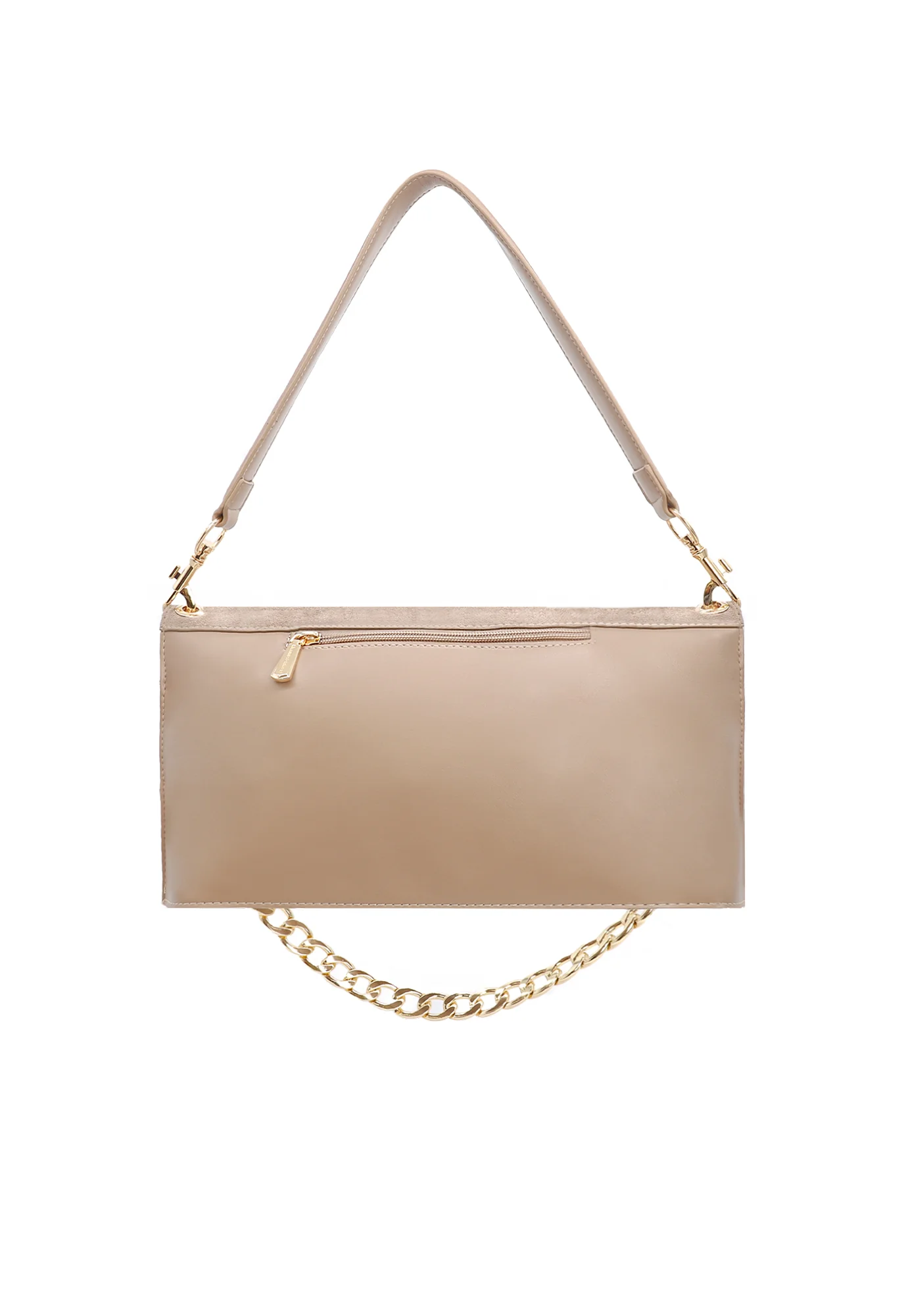 Borsa donna a tracolla in camoscio con catena LW193 - Image 4