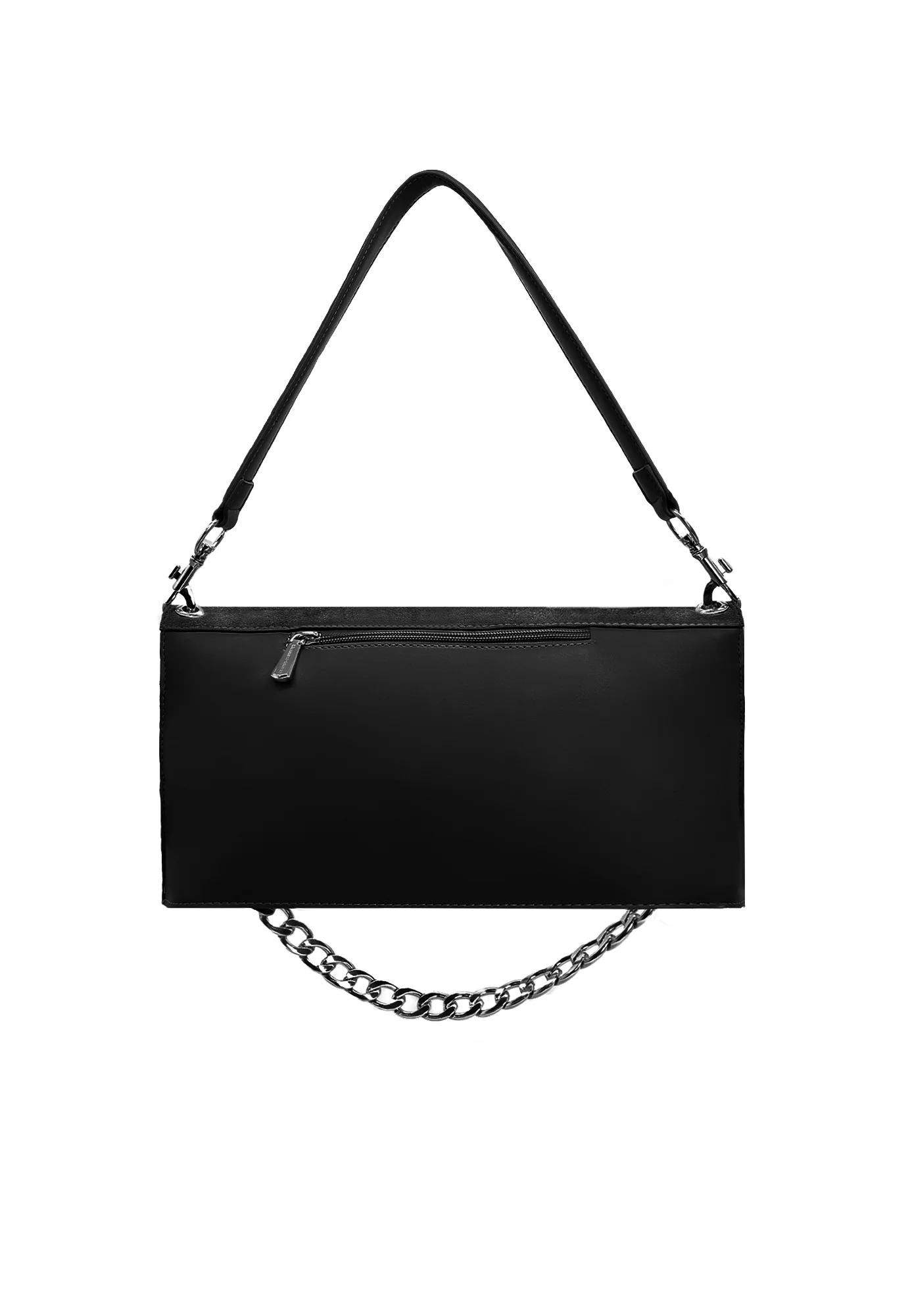 Borsa donna a tracolla in camoscio con catena LW193 - Image 9