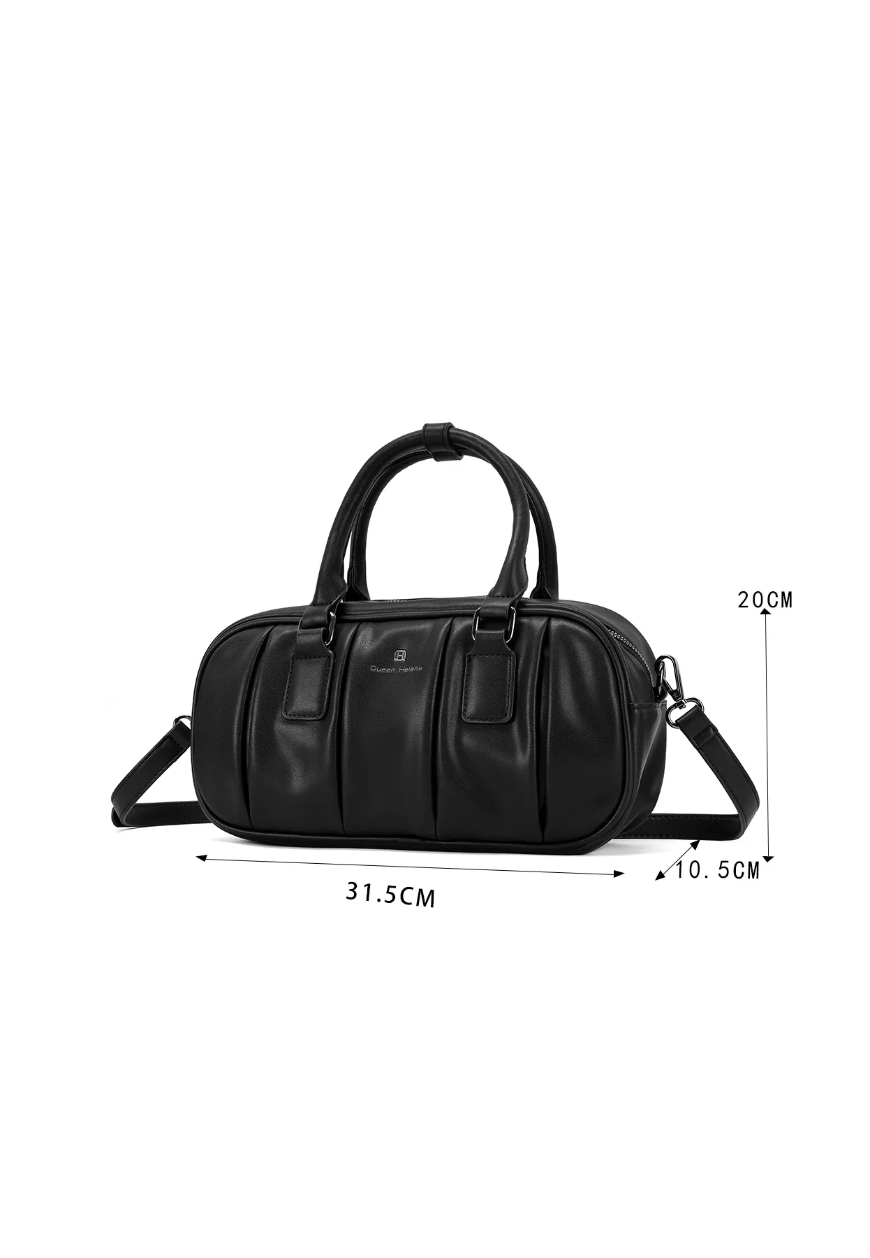 Borsa in ecopelle a cilindro con manici M1056 - Image 16