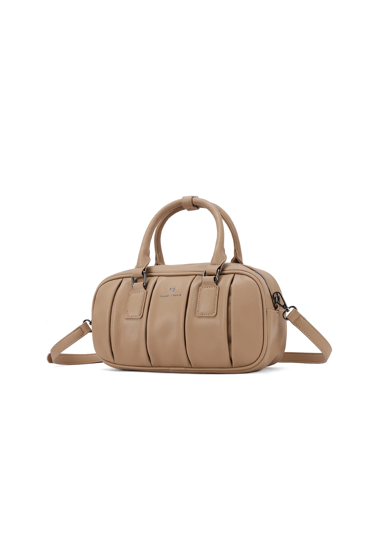 Borsa in ecopelle a cilindro con manici M1056 - Image 3