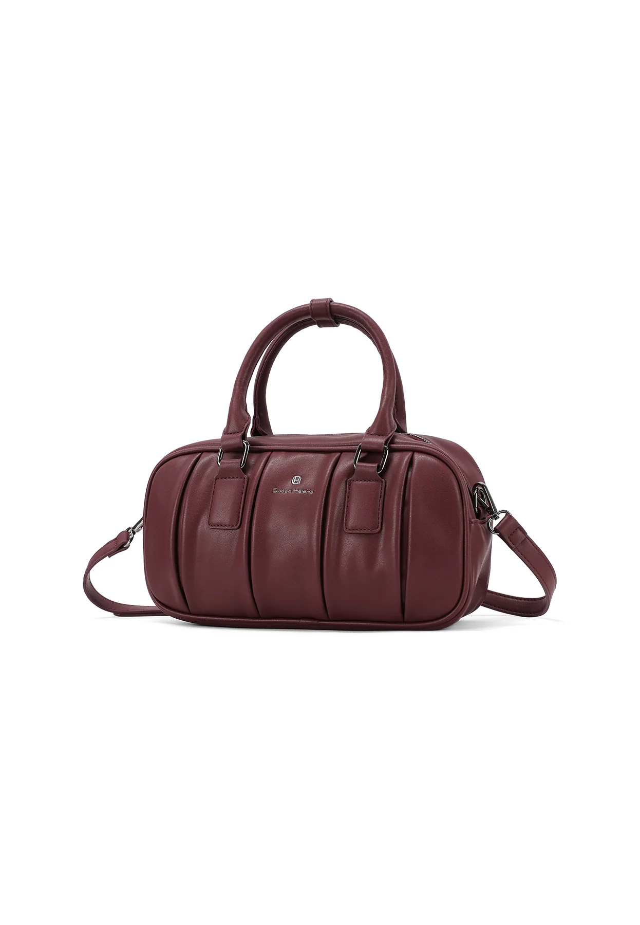 Borsa in ecopelle a cilindro con manici M1056 - Image 9