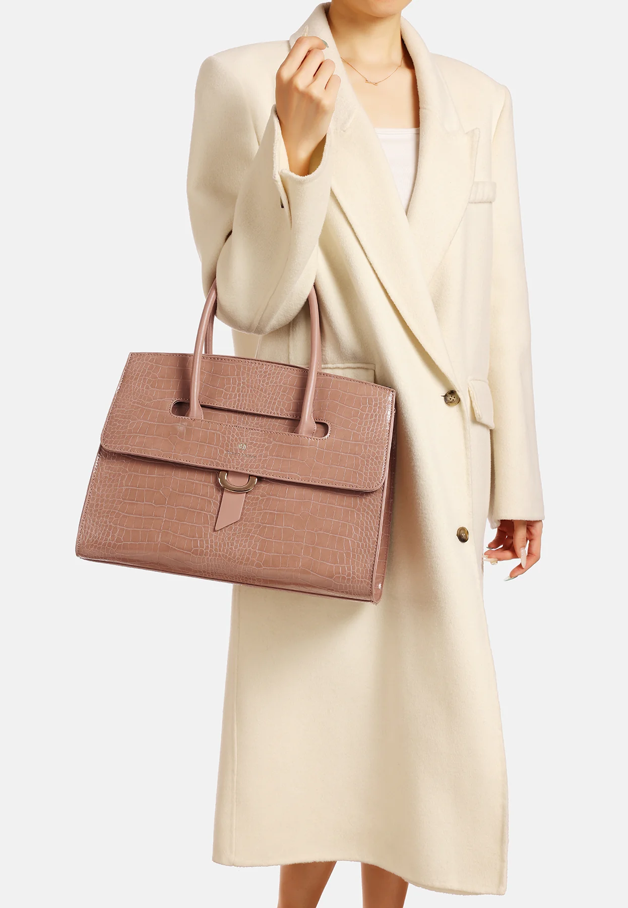 Borsa coccodrillo elegante e pratica M1064 - Image 18