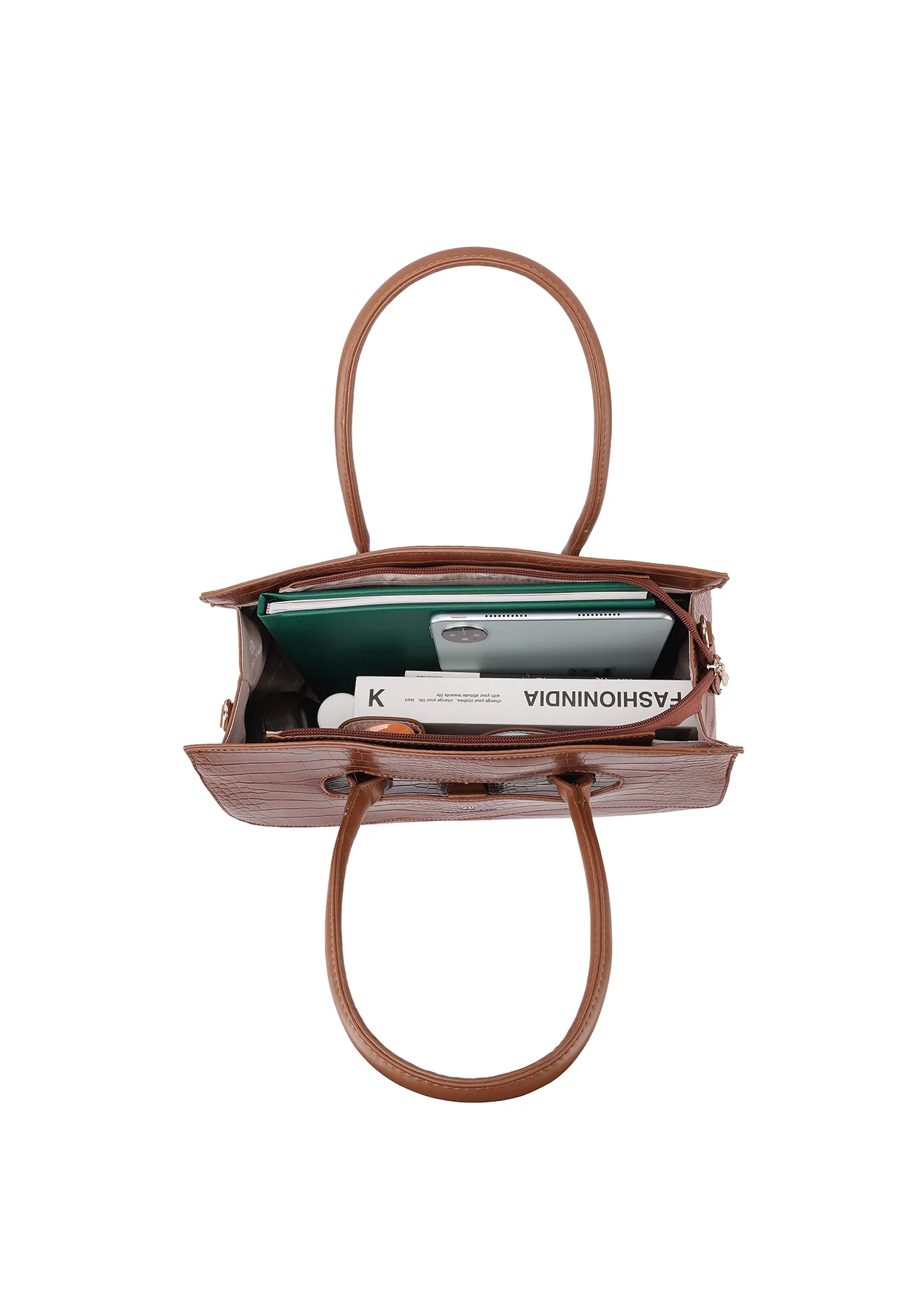 Borsa coccodrillo elegante e pratica M1064 - Image 5