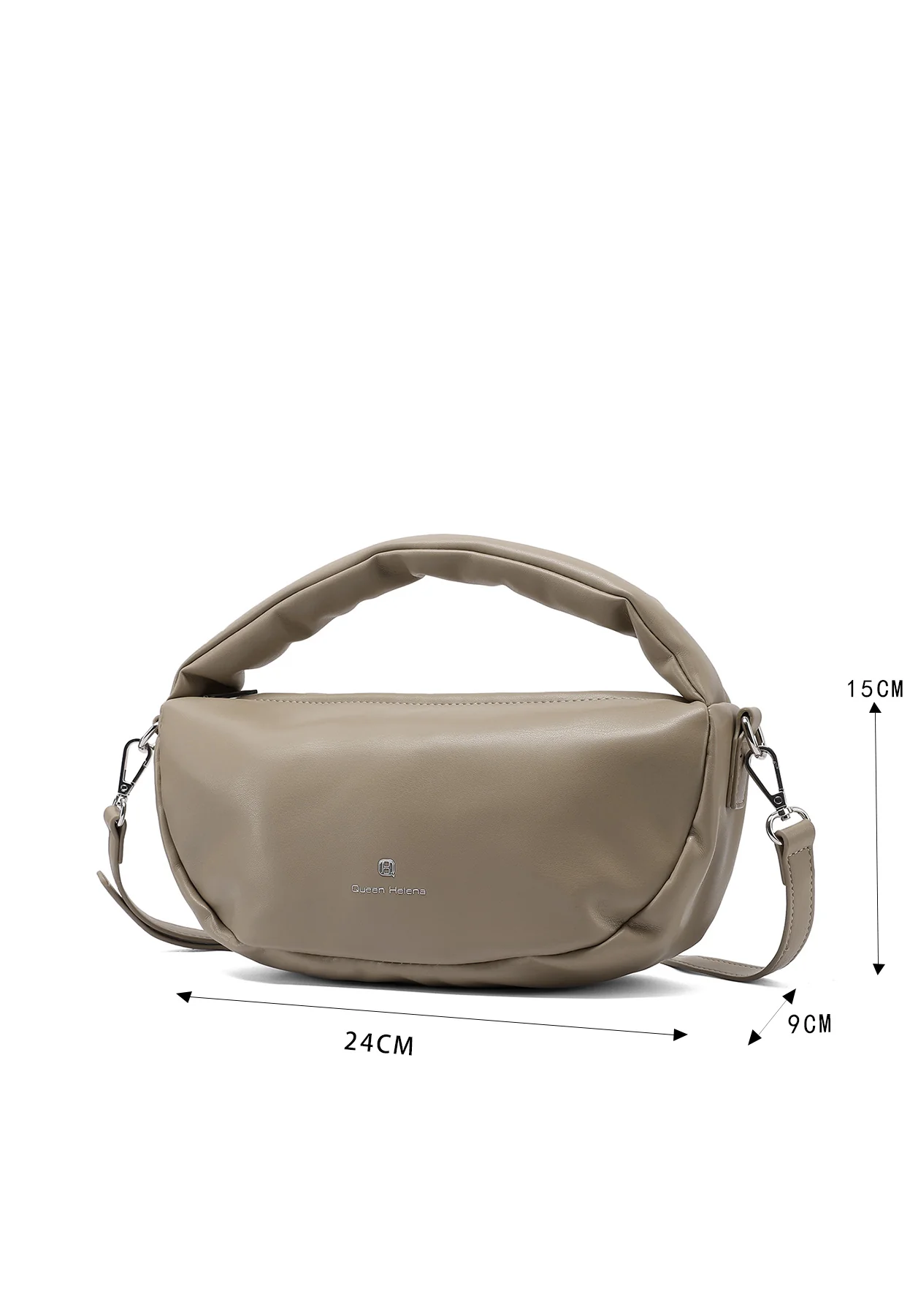 Borsa hobo donna in ecopelle con tracolla M1072 - Image 16