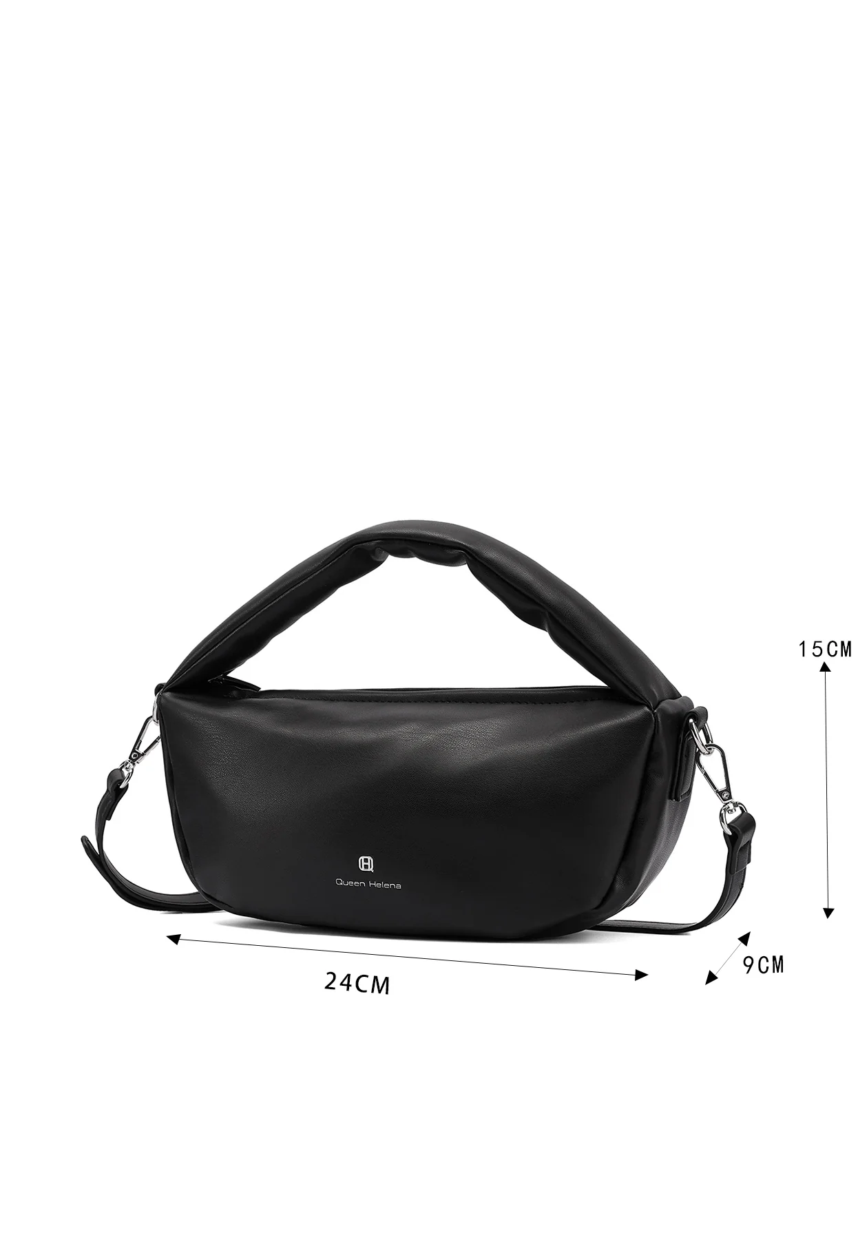Borsa hobo donna in ecopelle con tracolla M1072 - Image 22
