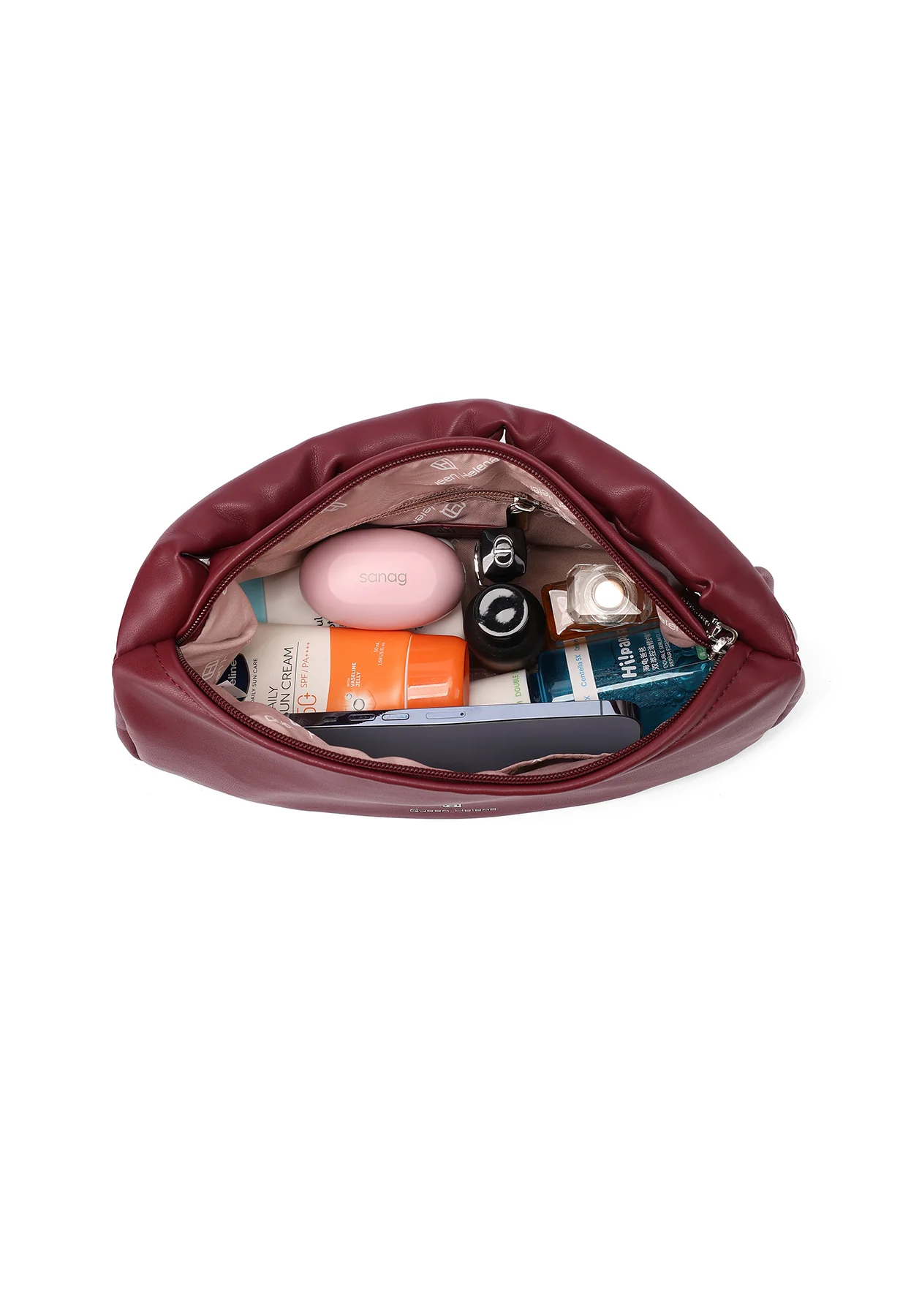 Borsa hobo donna in ecopelle con tracolla M1072 - Image 6