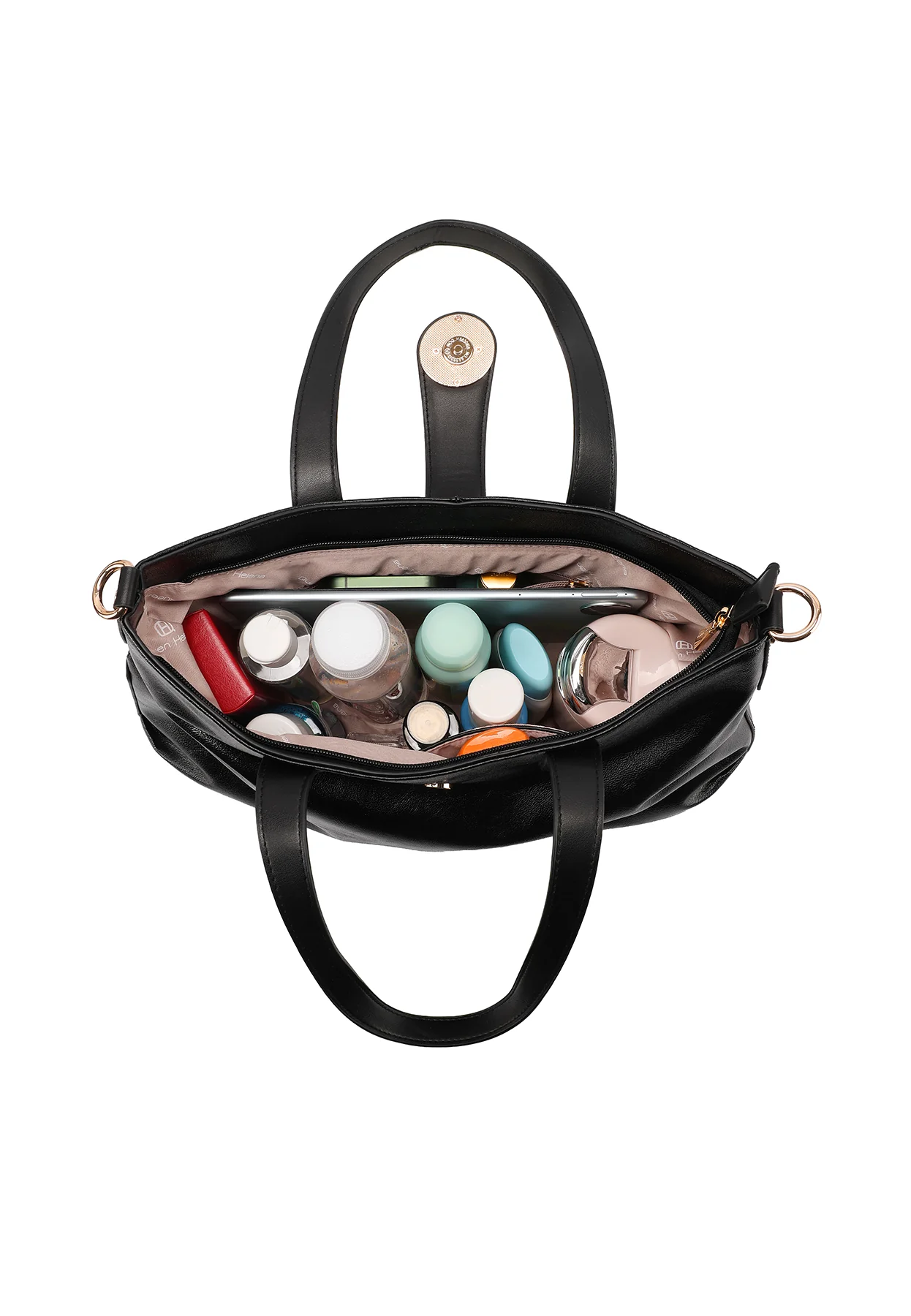 Borsa shopper elegante con manici e tracolla M1100 - Image 17