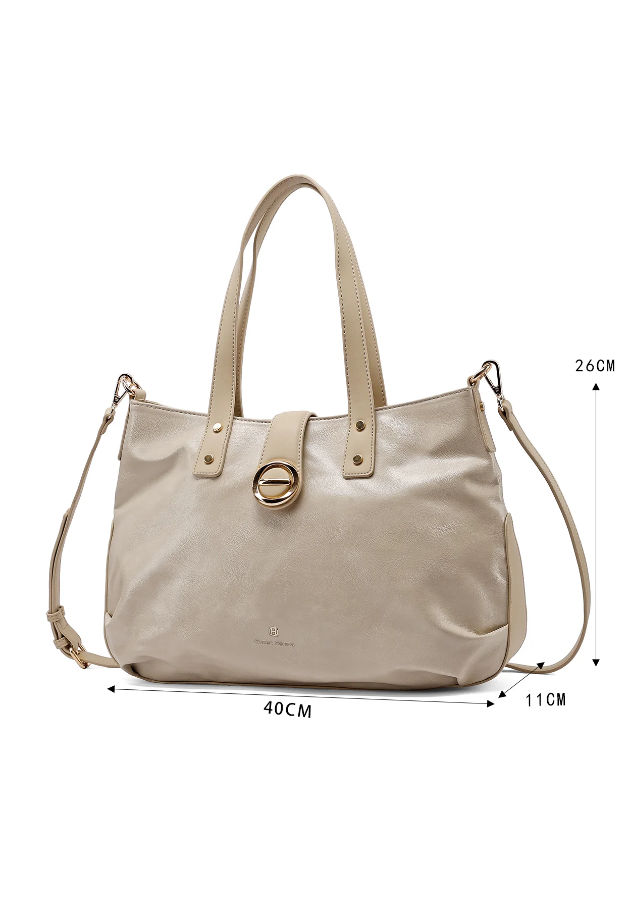 Borsa shopper elegante con manici e tracolla M1100 - Image 8