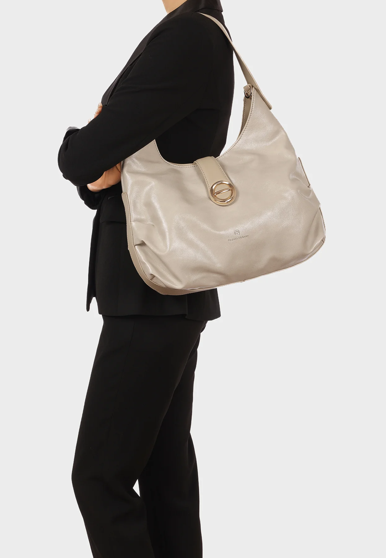 Borsa hobo morbida con tracolla regolabile M1101