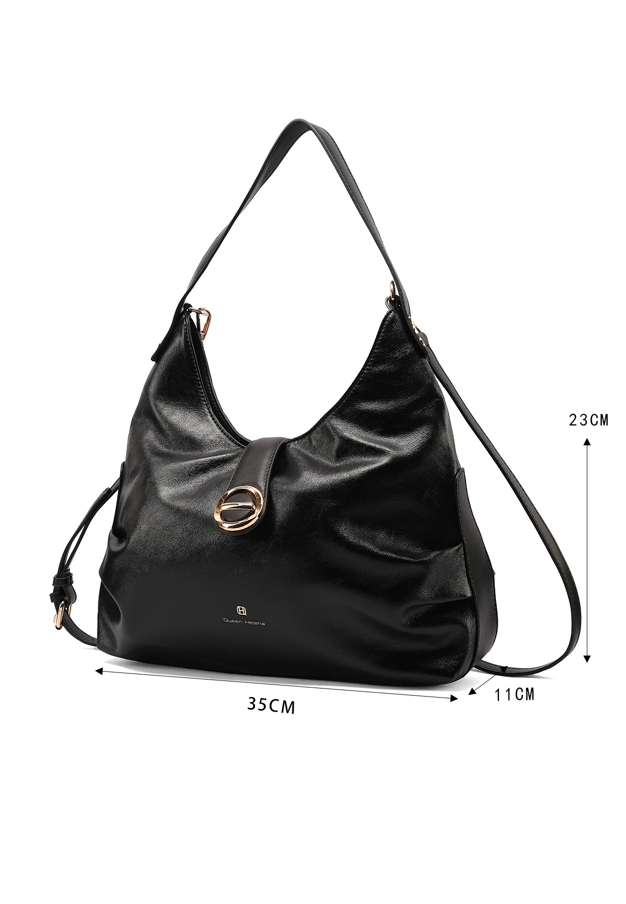 Borsa hobo morbida con tracolla regolabile M1101 - Image 10
