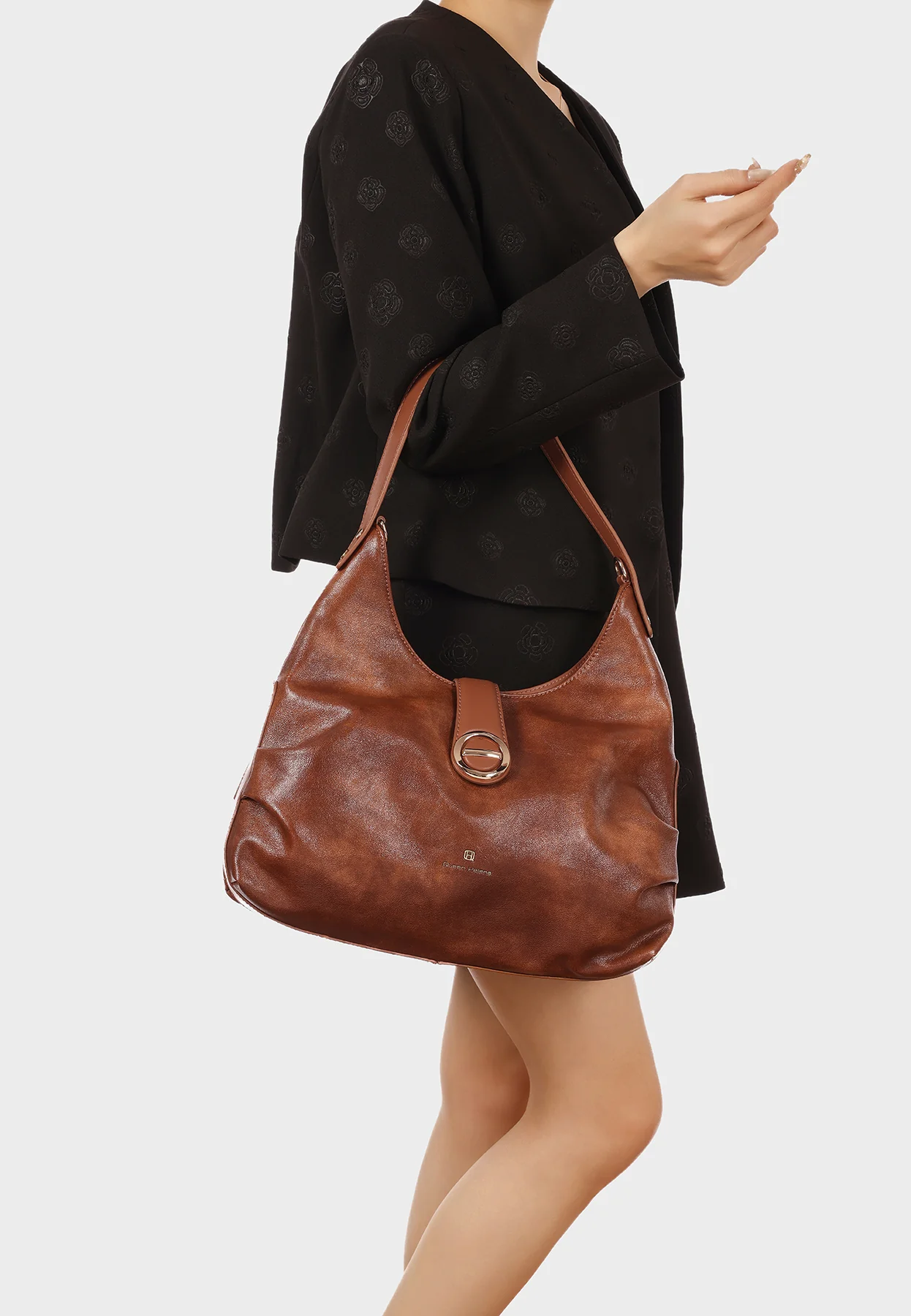 Borsa hobo morbida con tracolla regolabile M1101 - Image 13