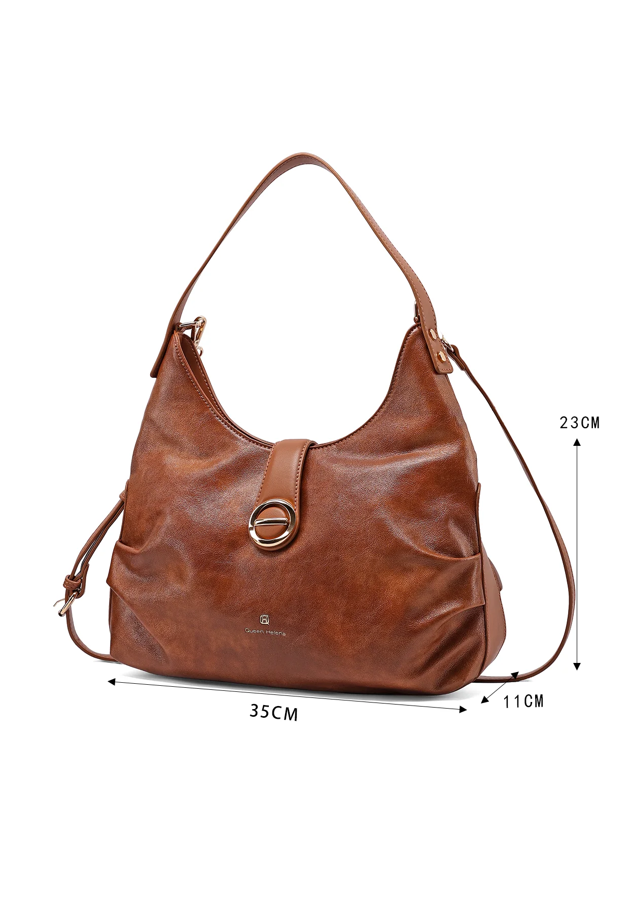 Borsa hobo morbida con tracolla regolabile M1101 - Image 15