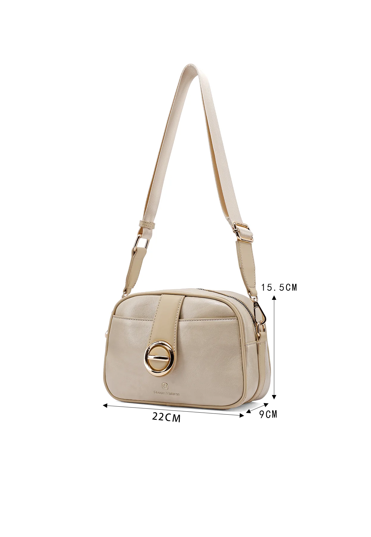 Borsa a tracolla compatta con dettaglio metallico M1102 - Image 22