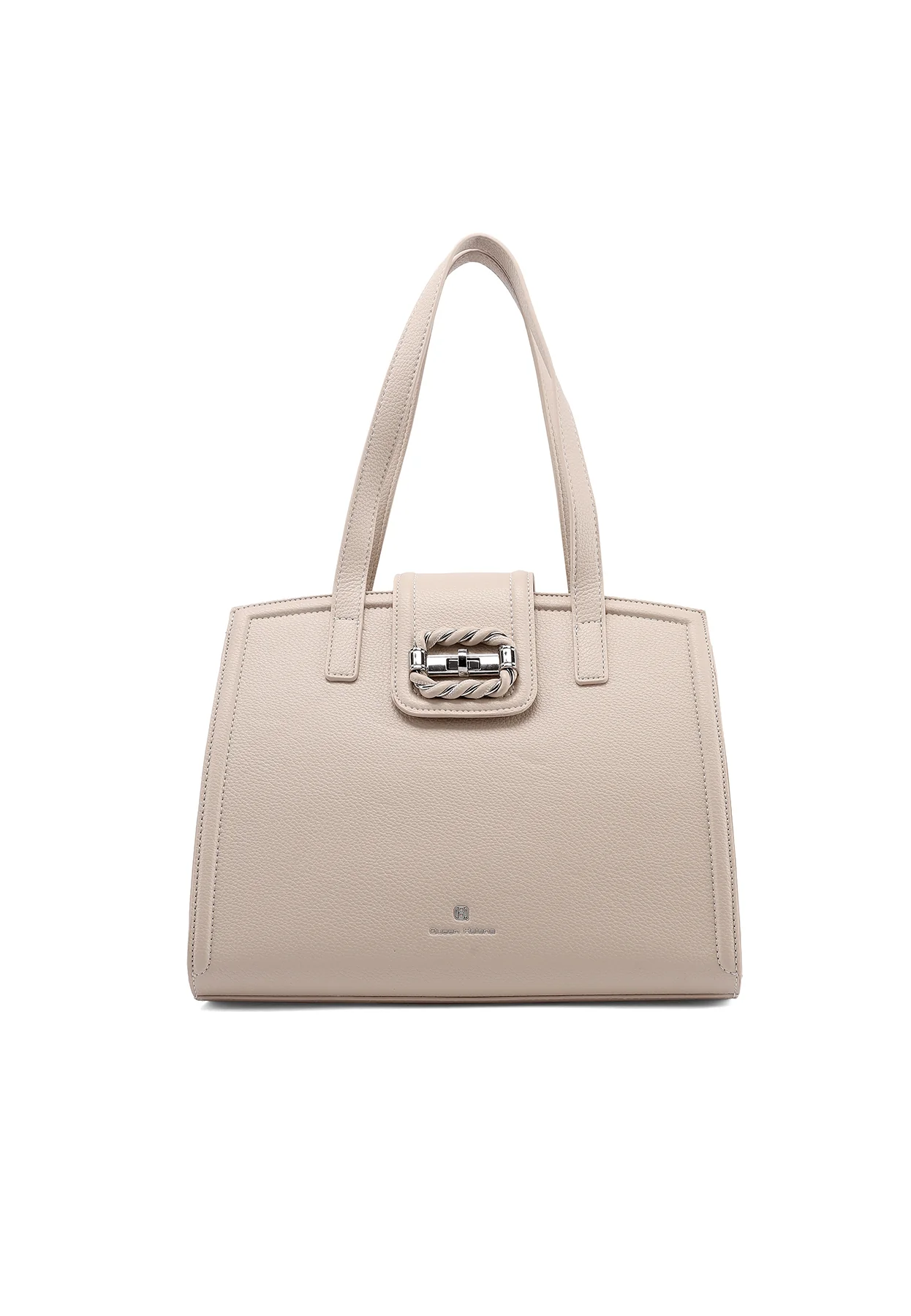 Borsa a mano strutturata con fibbia decorativa M1104 - Image 14