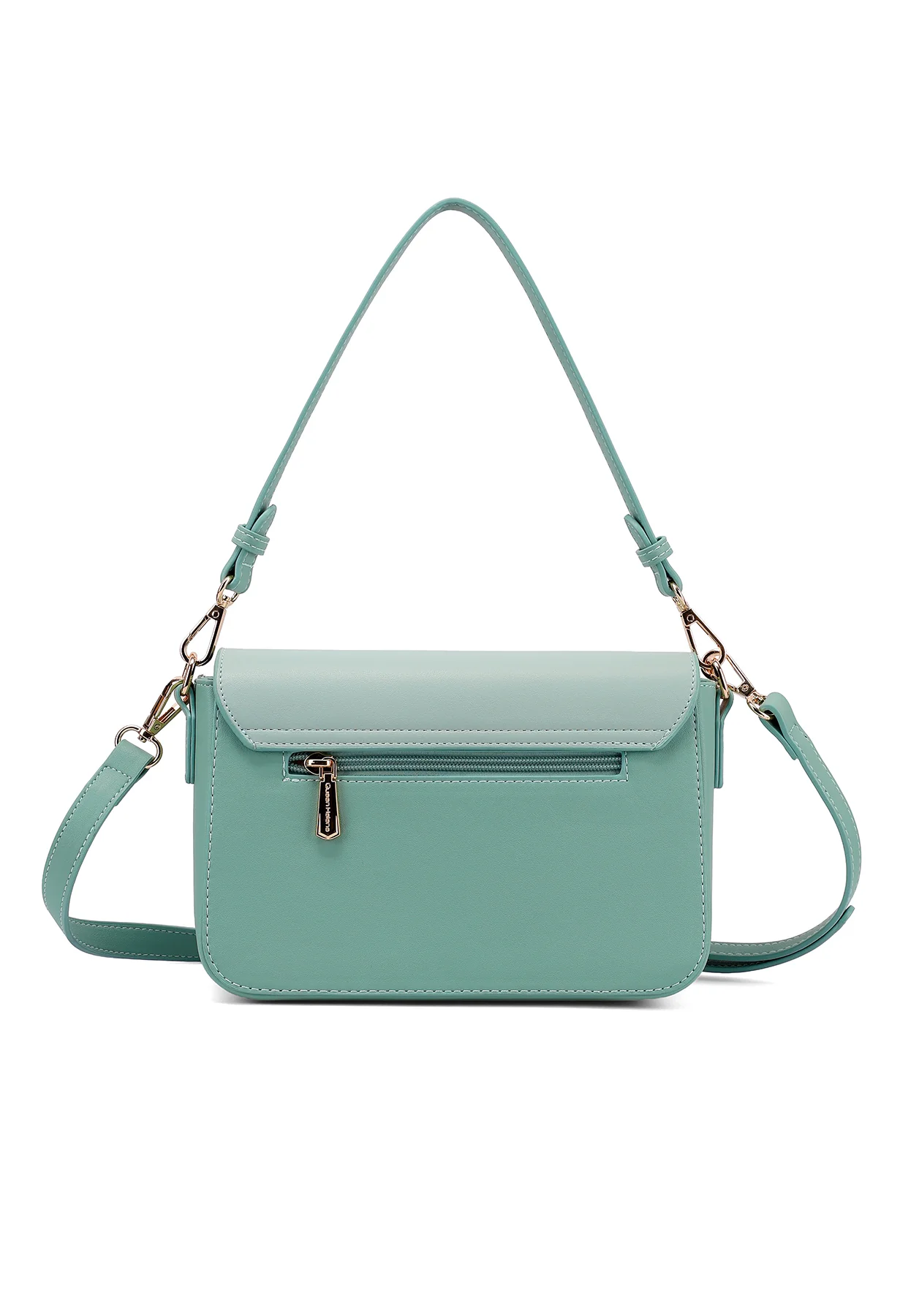 Borsa a spalla con fibbia decorativa e tracolla M1106 - Image 11