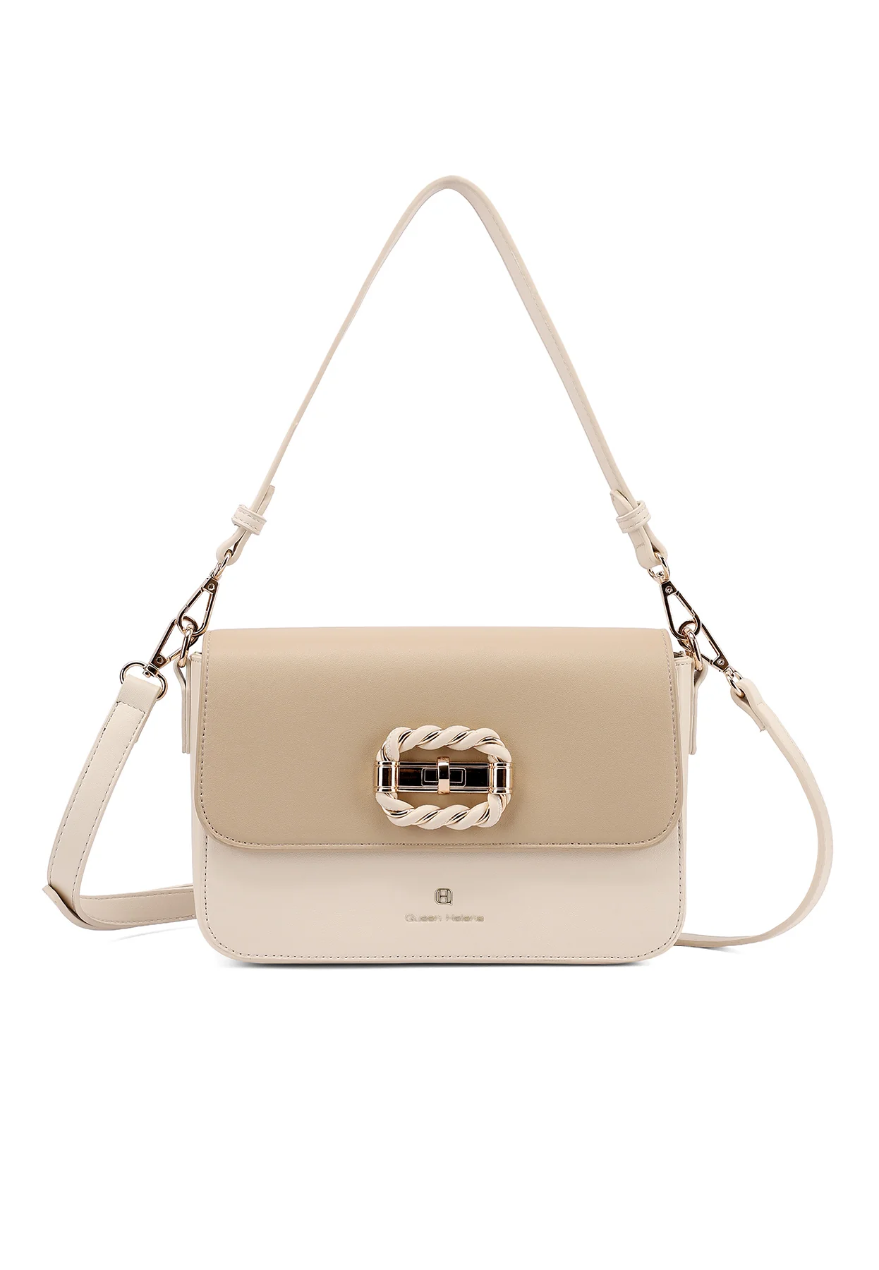 Borsa a spalla con fibbia decorativa e tracolla M1106 - Image 14