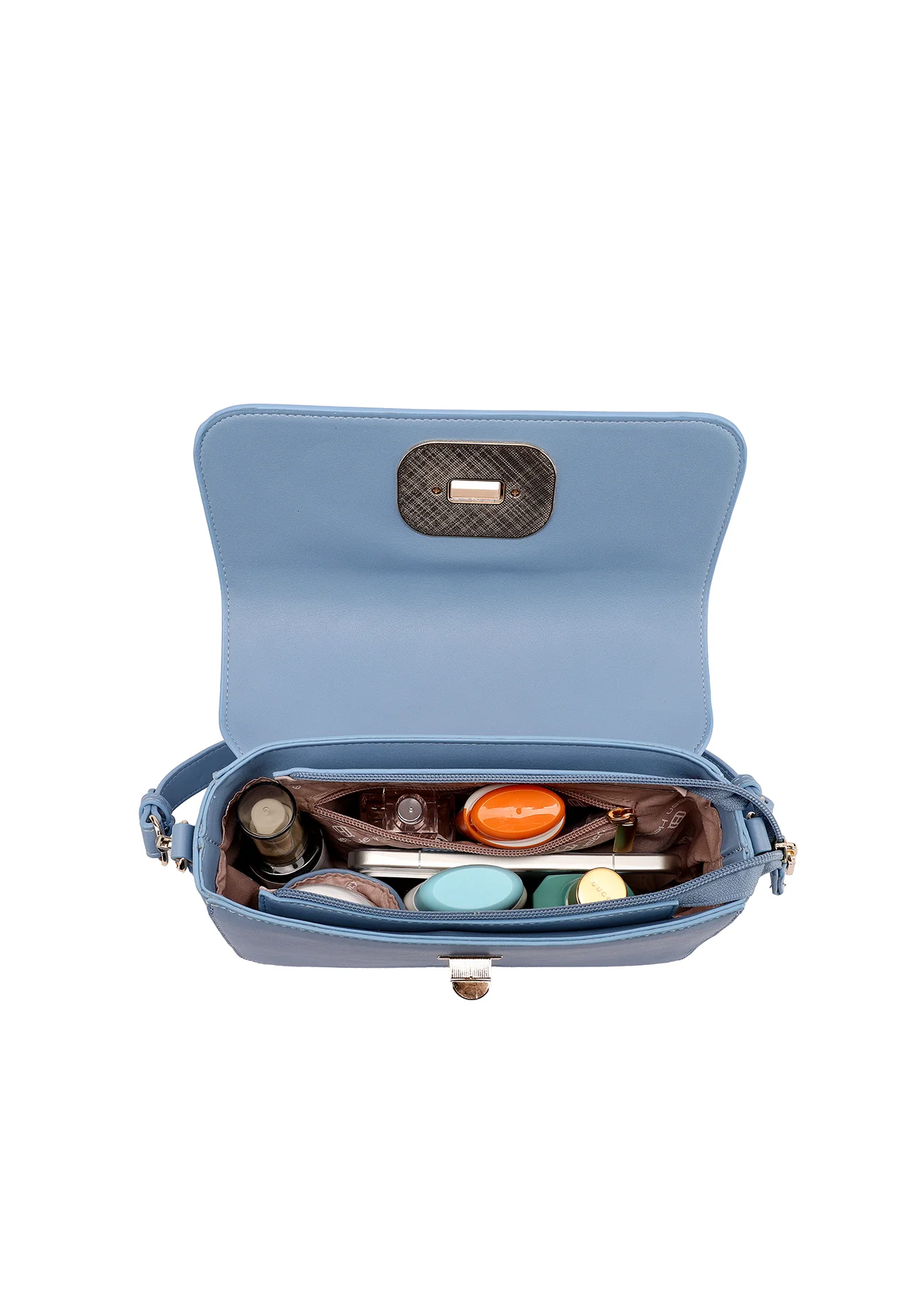 Borsa a spalla con fibbia decorativa e tracolla M1106 - Image 30