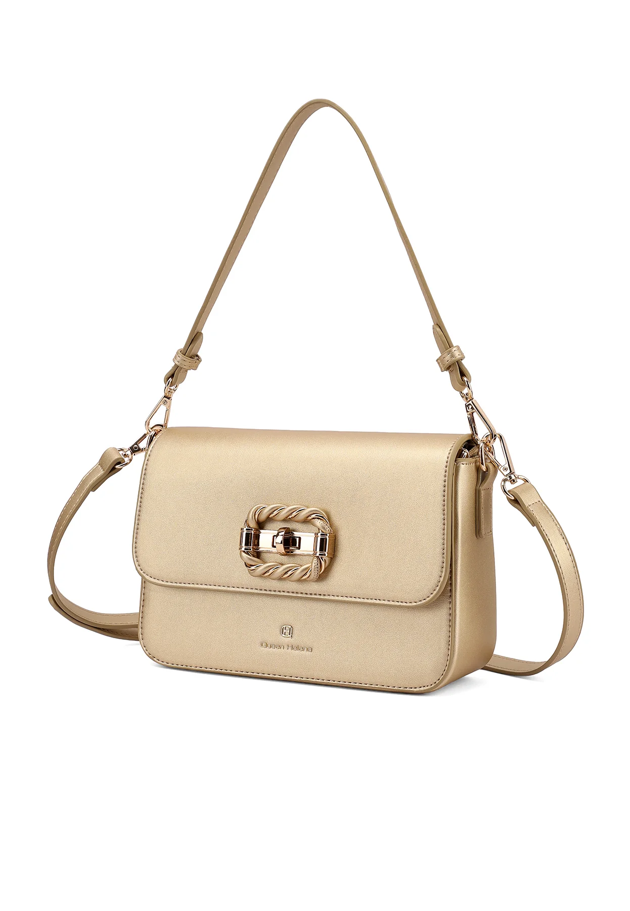 Borsa a spalla con fibbia decorativa e tracolla M1106 - Image 33