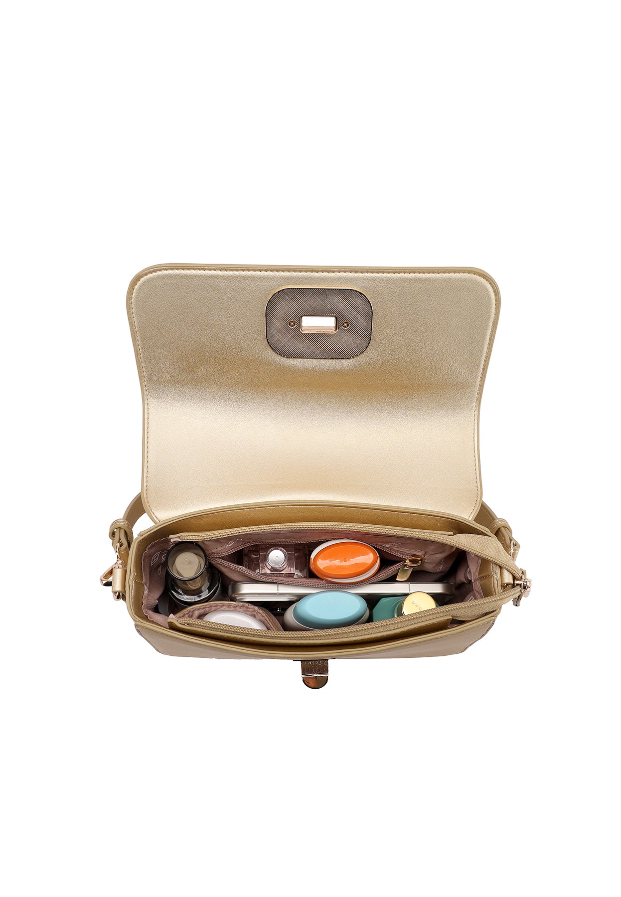 Borsa a spalla con fibbia decorativa e tracolla M1106 - Image 36