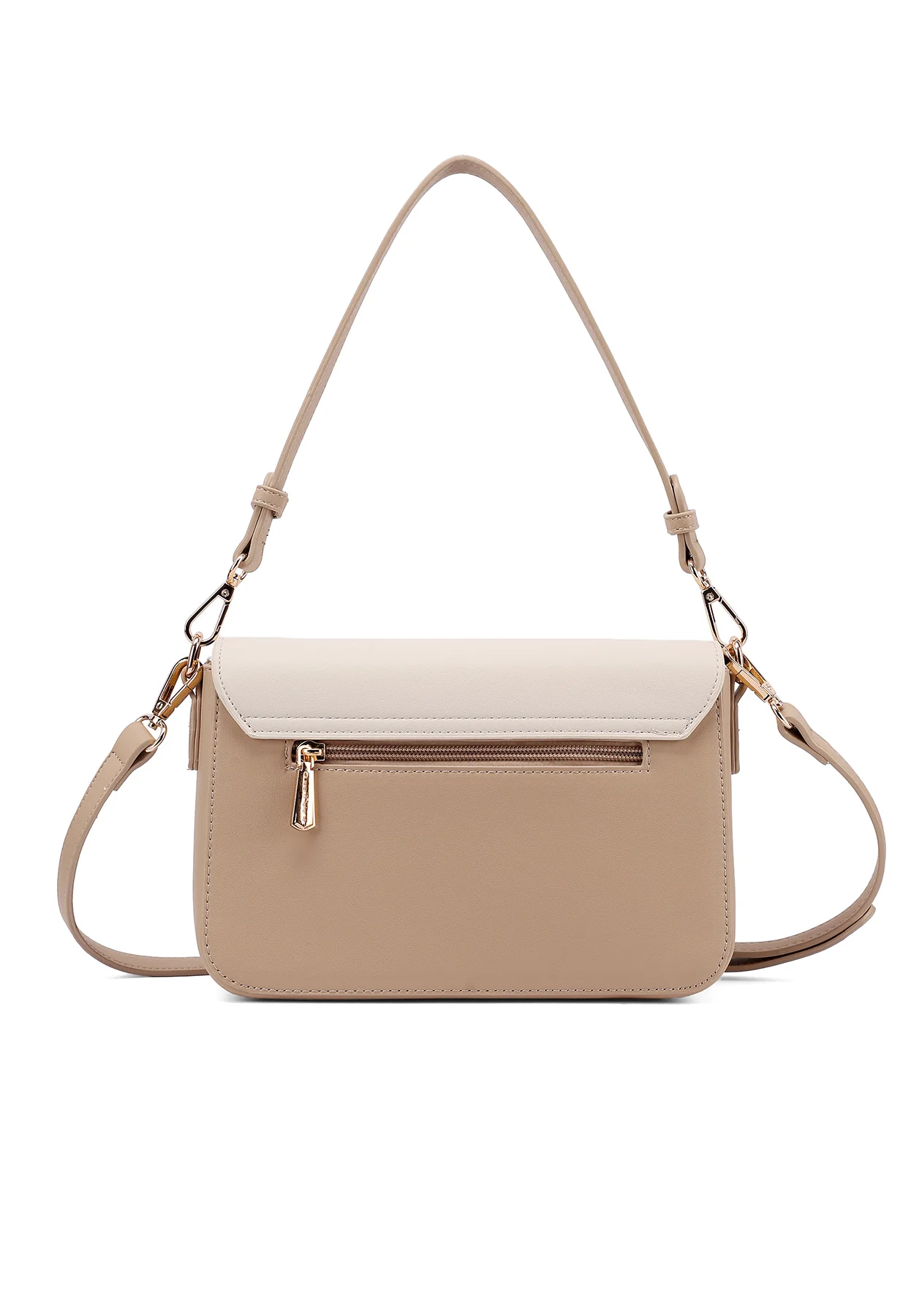 Borsa a spalla con fibbia decorativa e tracolla M1106 - Image 5