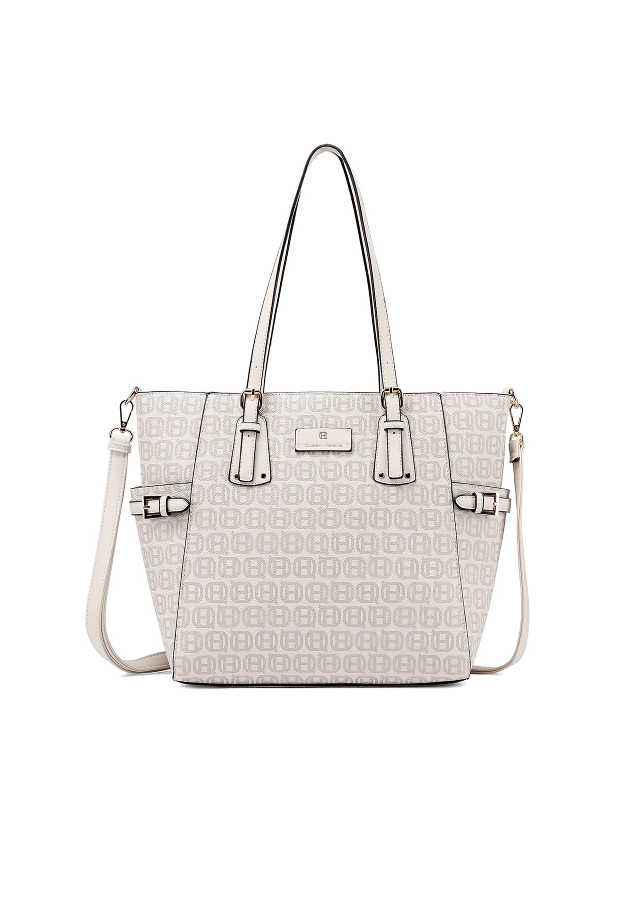 Borsa shopper con stampa logo e tracolla M1110 - Image 14