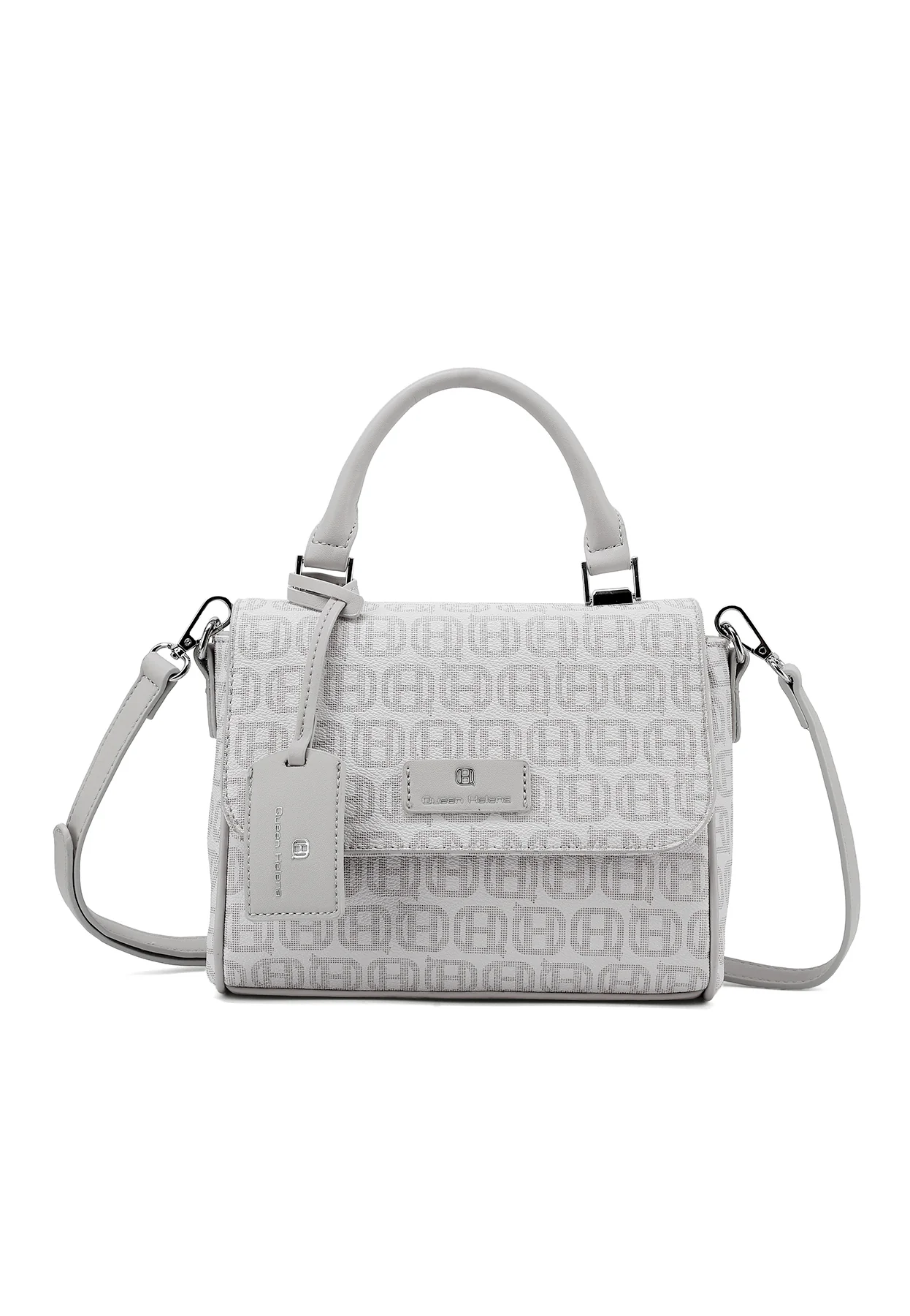 Borsa a mano con stampa logo e tracolla M1113 - Image 14