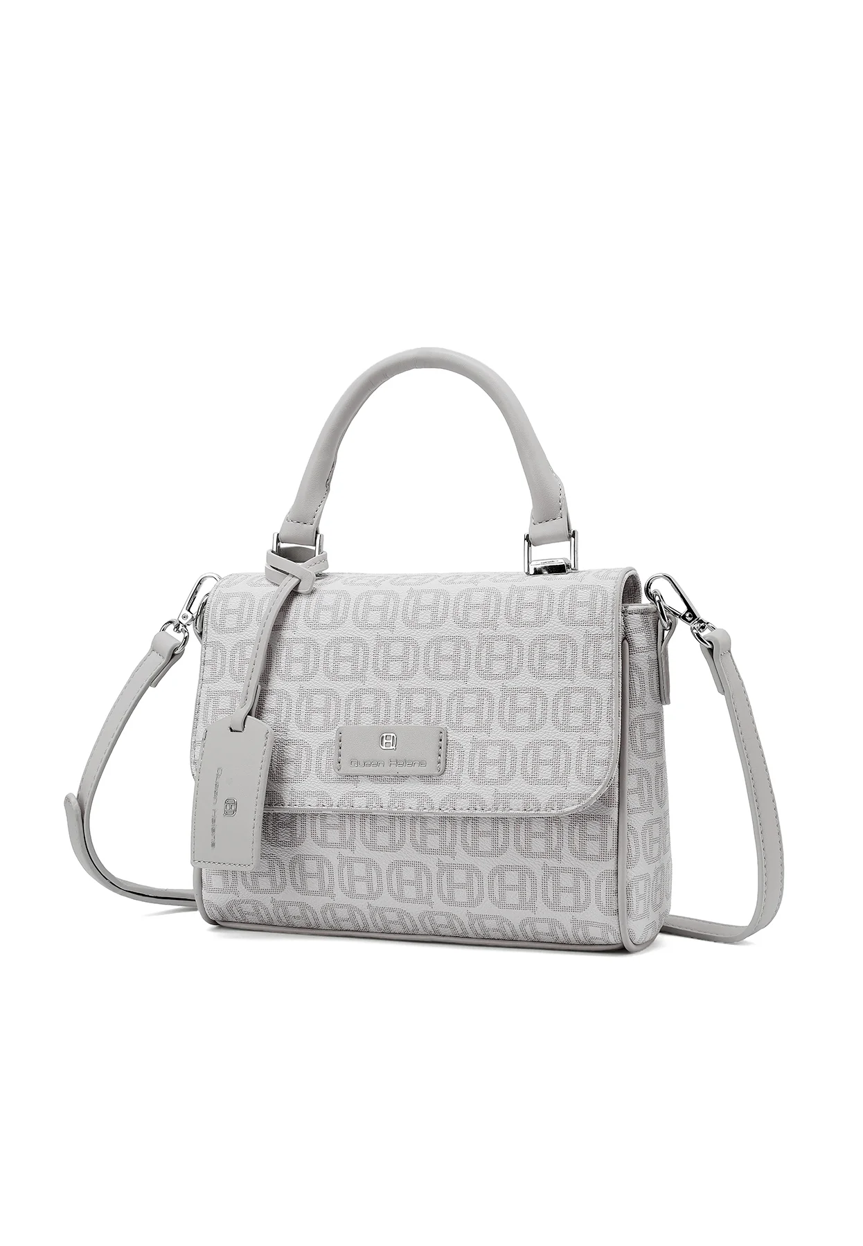 Borsa a mano con stampa logo e tracolla M1113 - Image 15