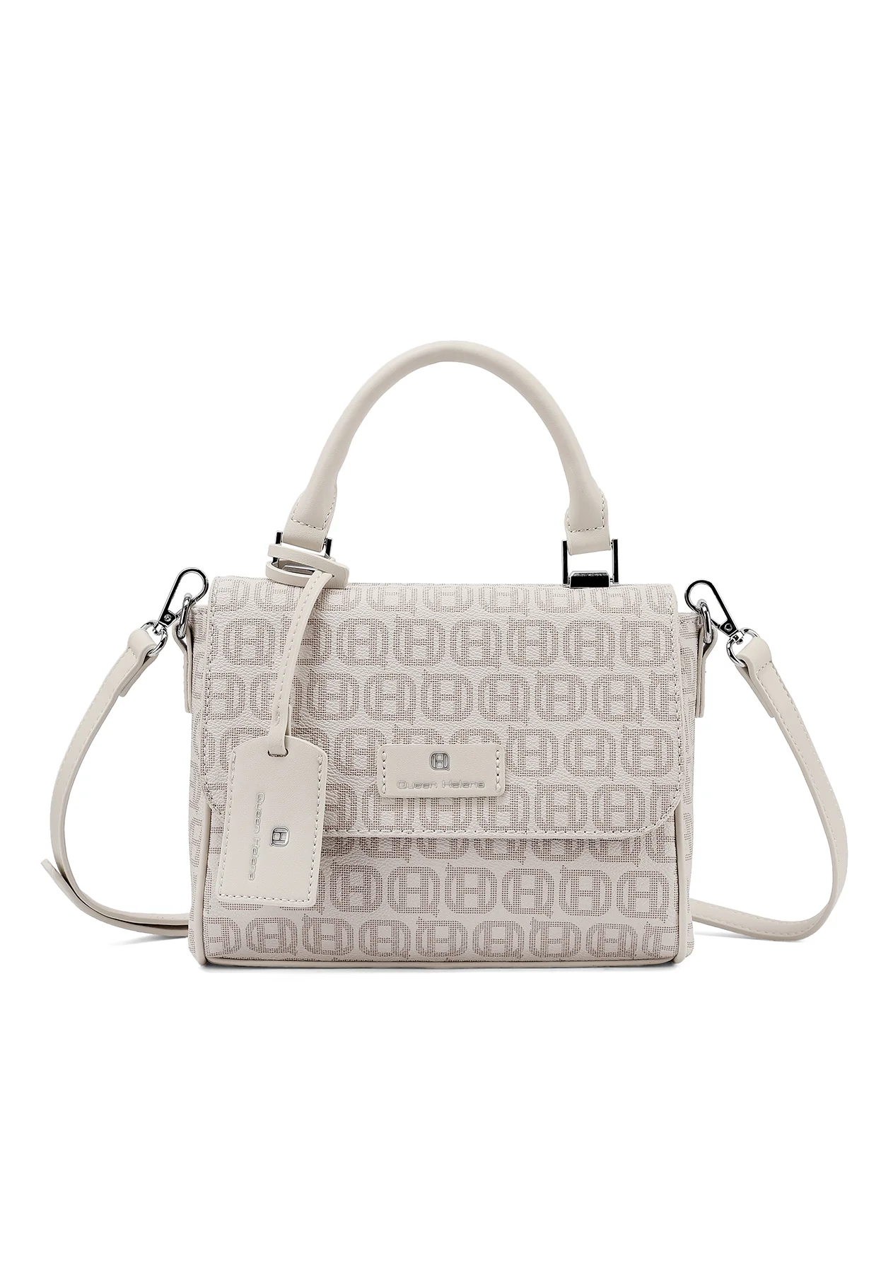Borsa a mano con stampa logo e tracolla M1113 - Image 2