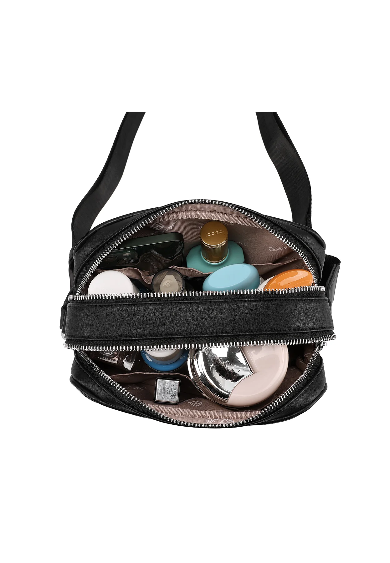 Borsa a tracolla compatta con stampa logo M1114 - Image 12
