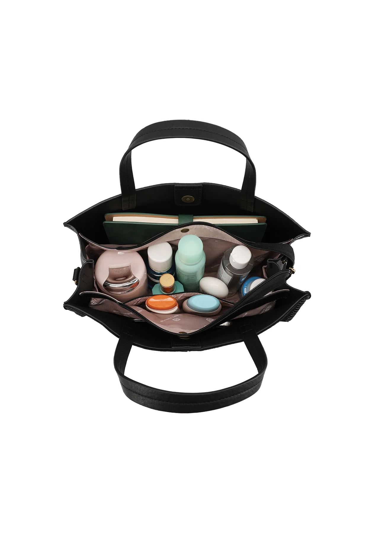 Borsa a mano con tracolla e dettagli intrecciati M1115 - Image 12