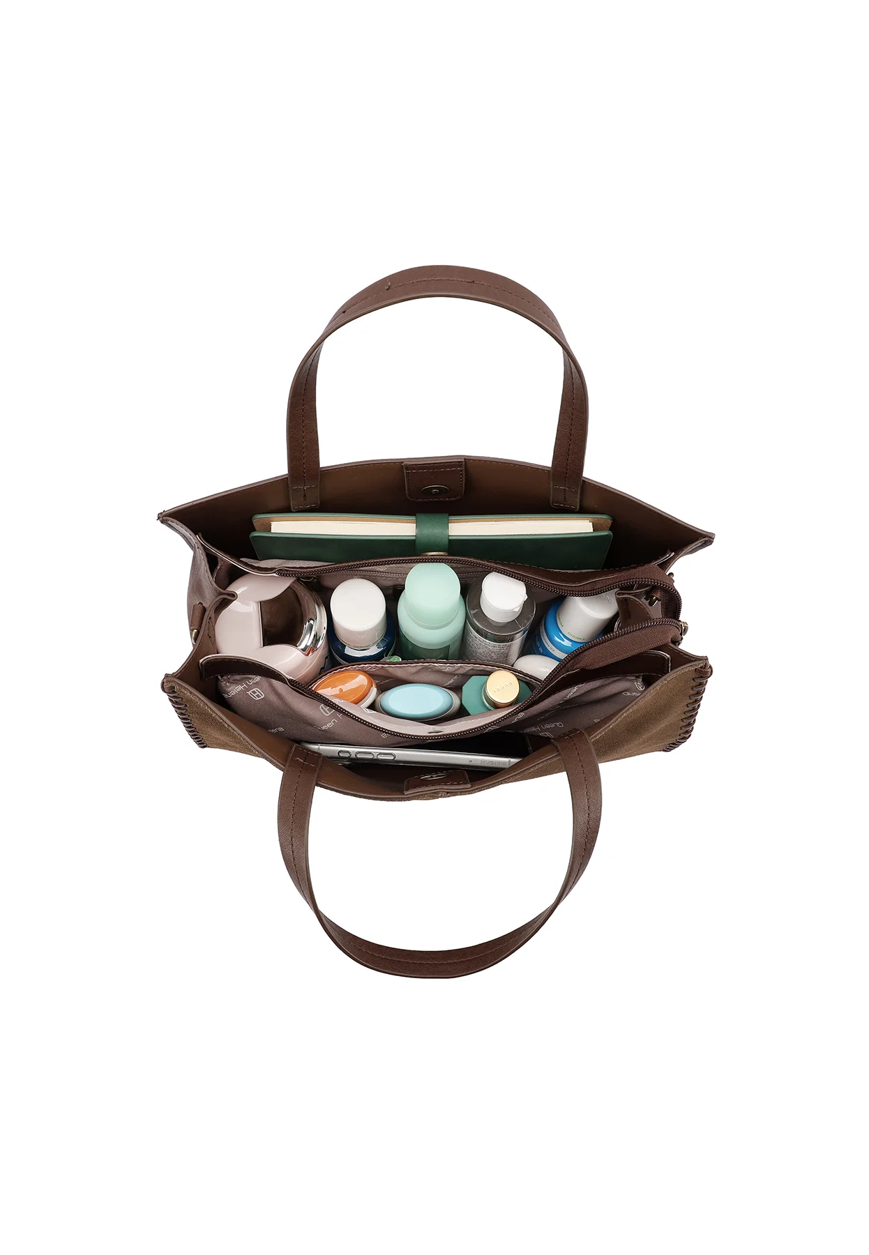 Borsa a mano con tracolla e dettagli intrecciati M1115 - Image 18