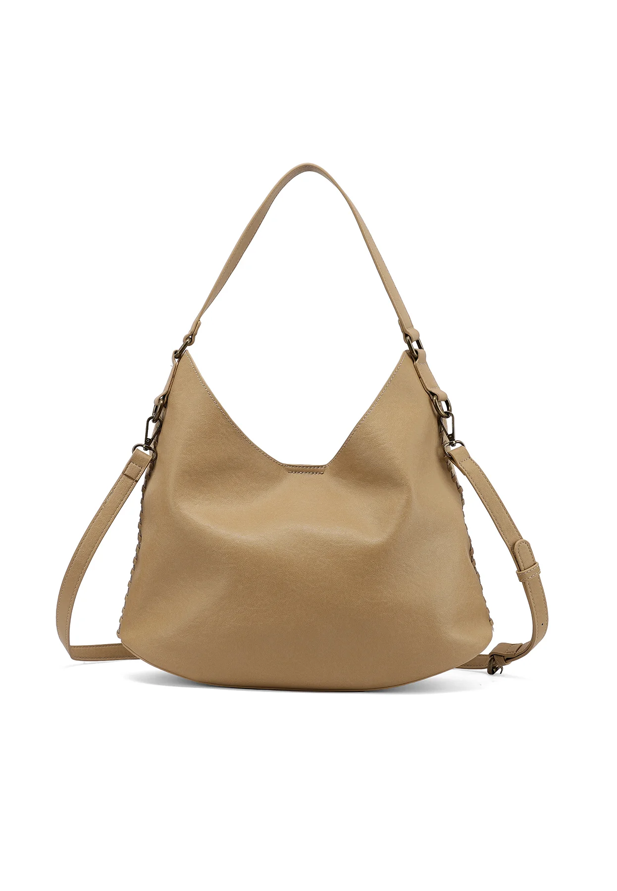 Borsa scamosciata a spalla morbida con tracolla M1117 - Image 11