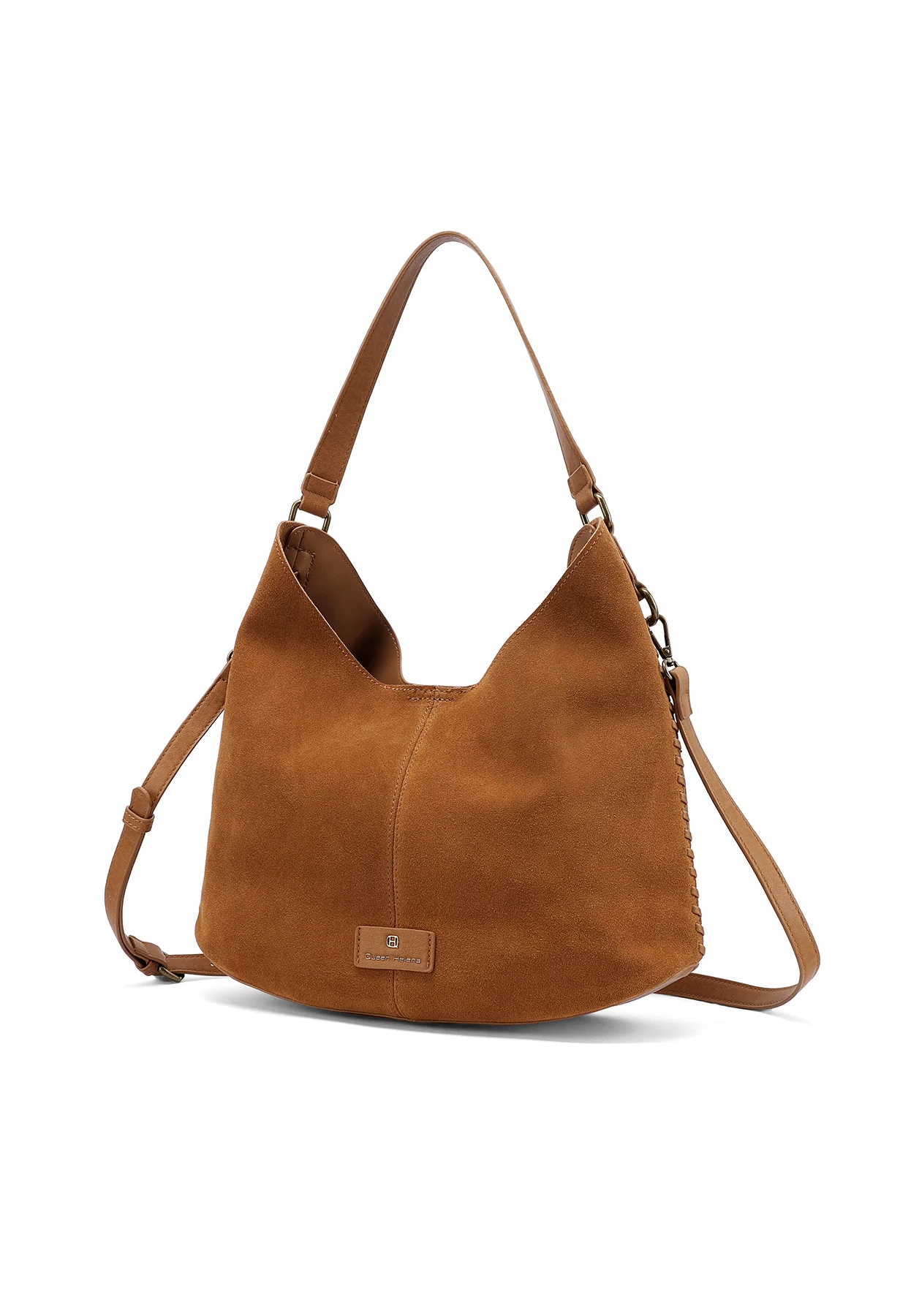 Borsa scamosciata a spalla morbida con tracolla M1117 - Image 15