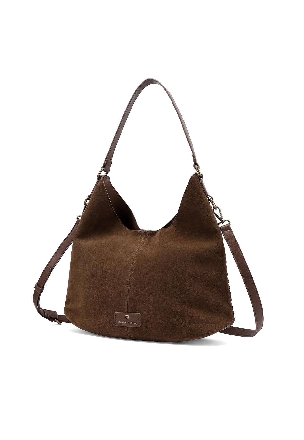 Borsa scamosciata a spalla morbida con tracolla M1117 - Image 3