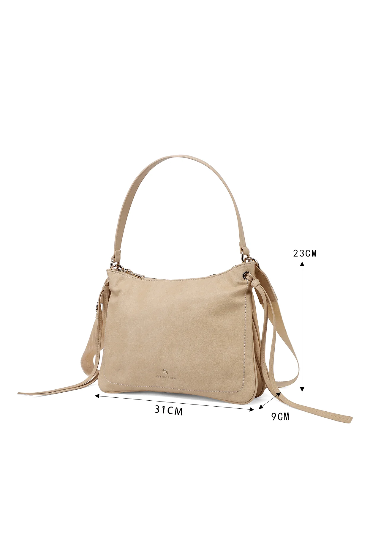 Borsa a spalla morbida con tracolla regolabile M1118 - Image 22