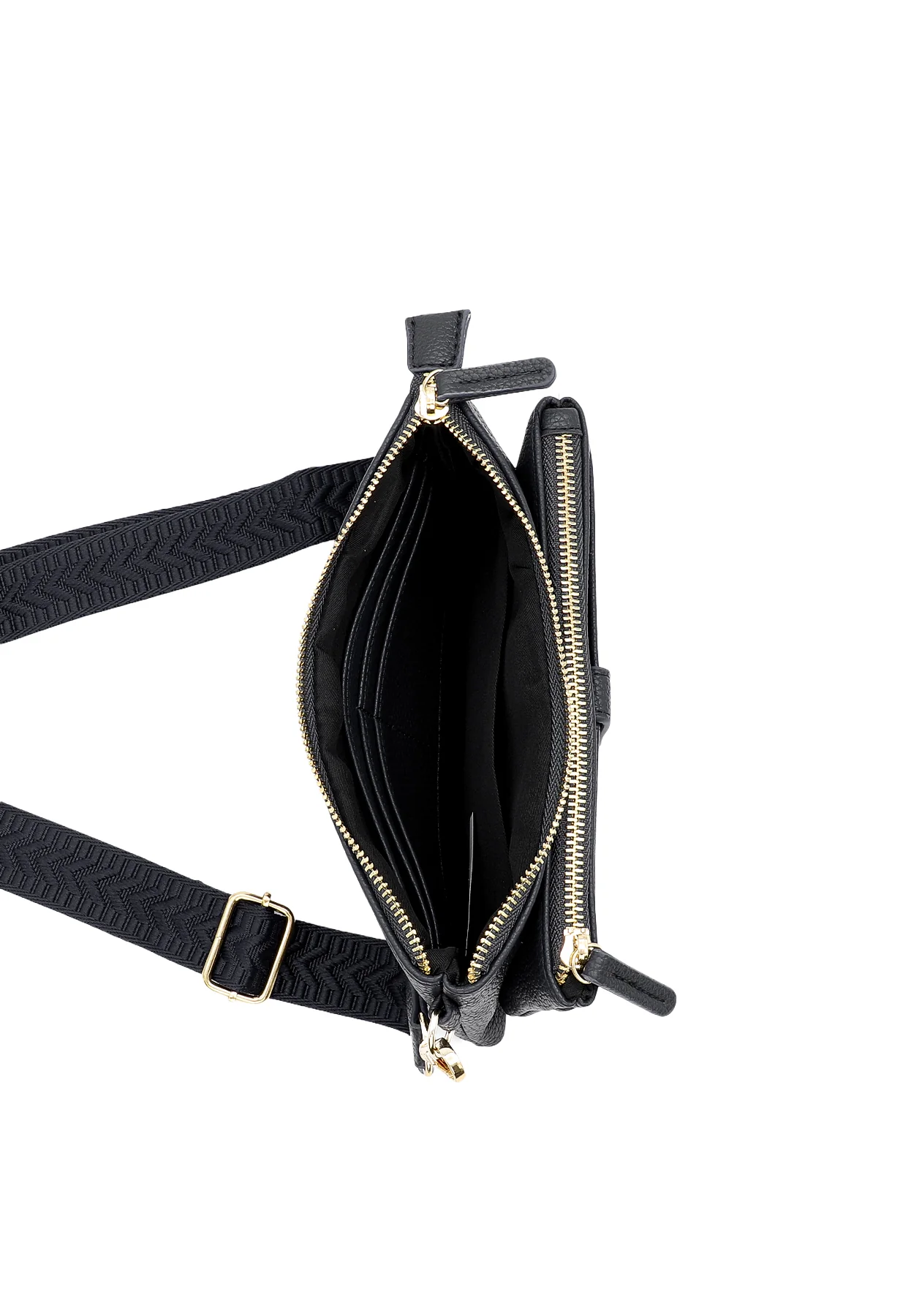 Borsa a tracolla compatta con zip e tasche – PF22-9 - Image 10