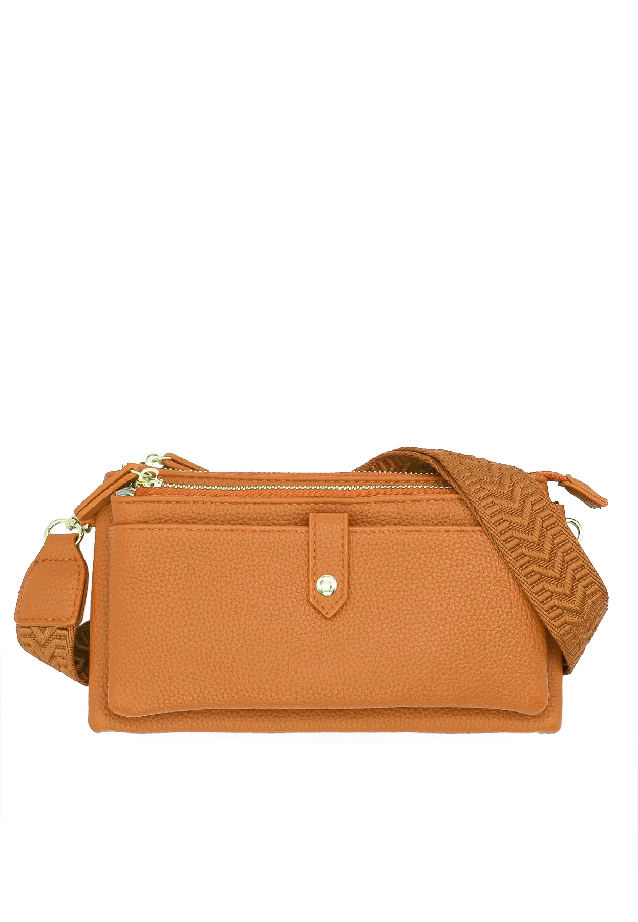 Borsa a tracolla compatta con zip e tasche – PF22-9 - Image 12