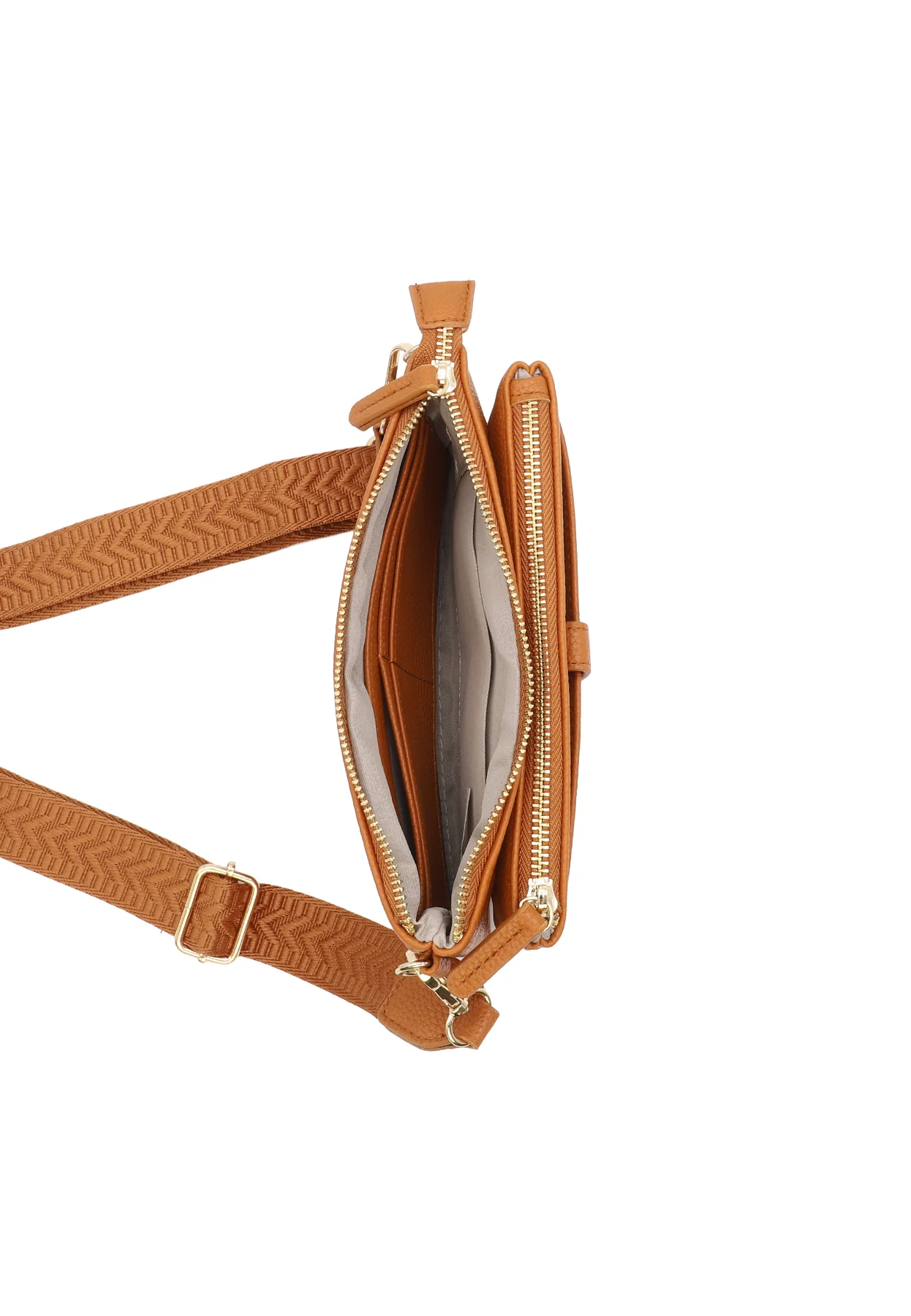 Borsa a tracolla compatta con zip e tasche – PF22-9 - Image 15
