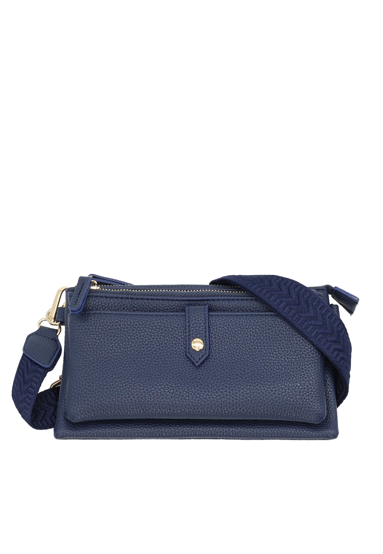 Borsa a tracolla compatta con zip e tasche – PF22-9 - Image 17